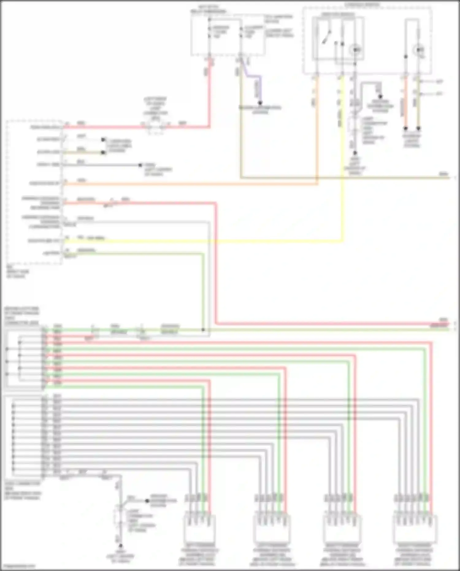 G70 Genesis I (2017-2021): Parking assistant circuit (1 of 2)
