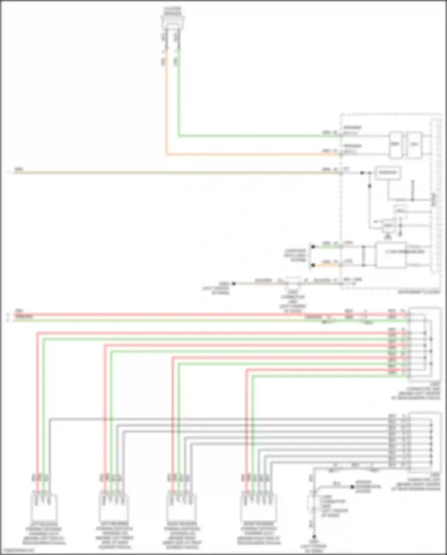G70 Genesis I (2017-2021): Parking assistant circuit (2 of 2)