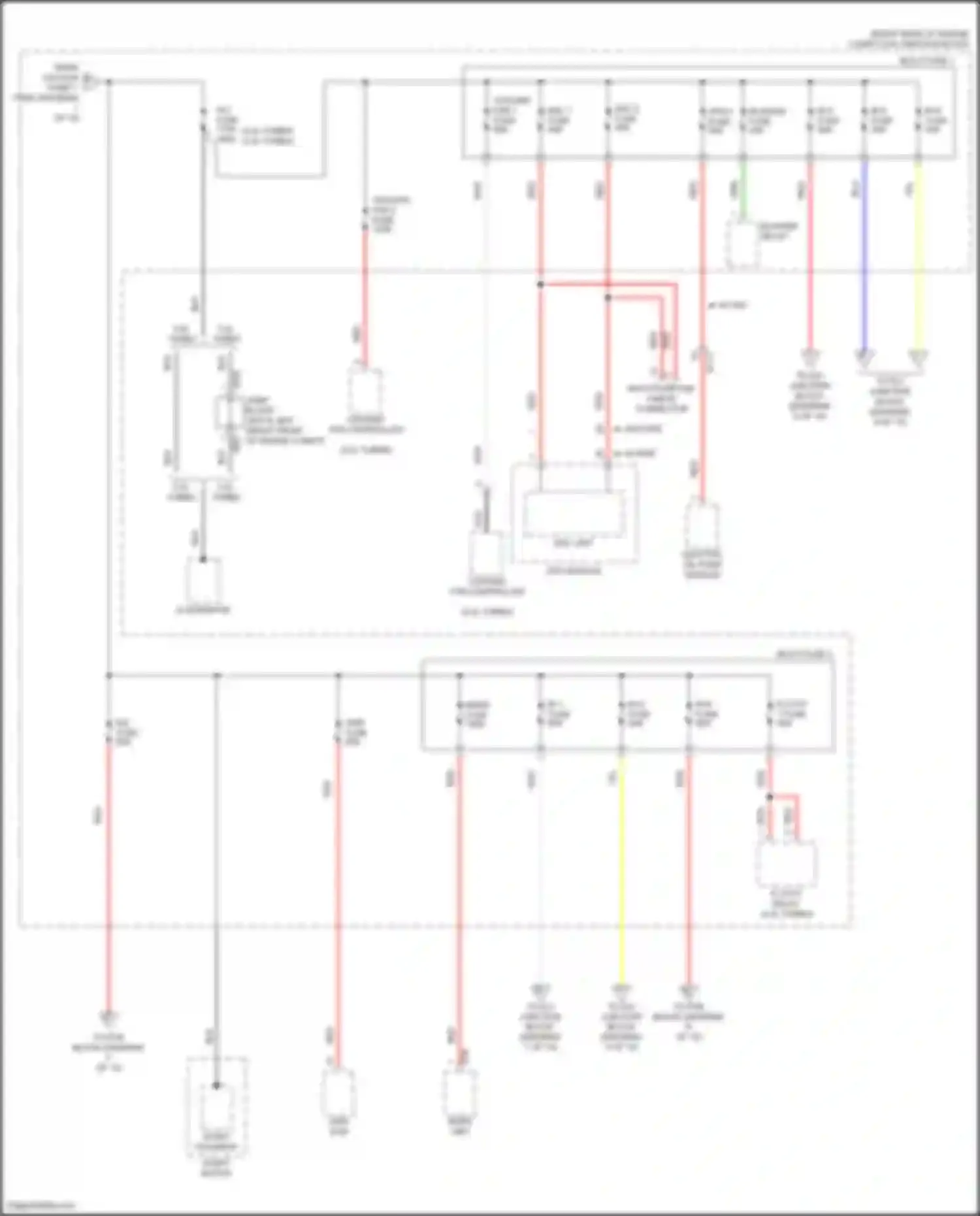 G70 Genesis I (2017-2021): Power distribution circuit (2 of 10)