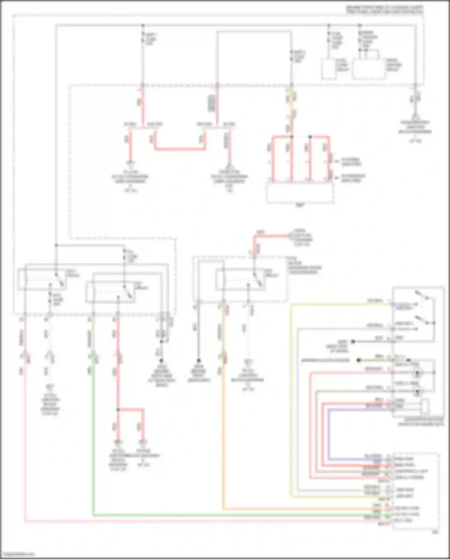 G70 Genesis I (2017-2021): Power distribution circuit (3 of 10)
