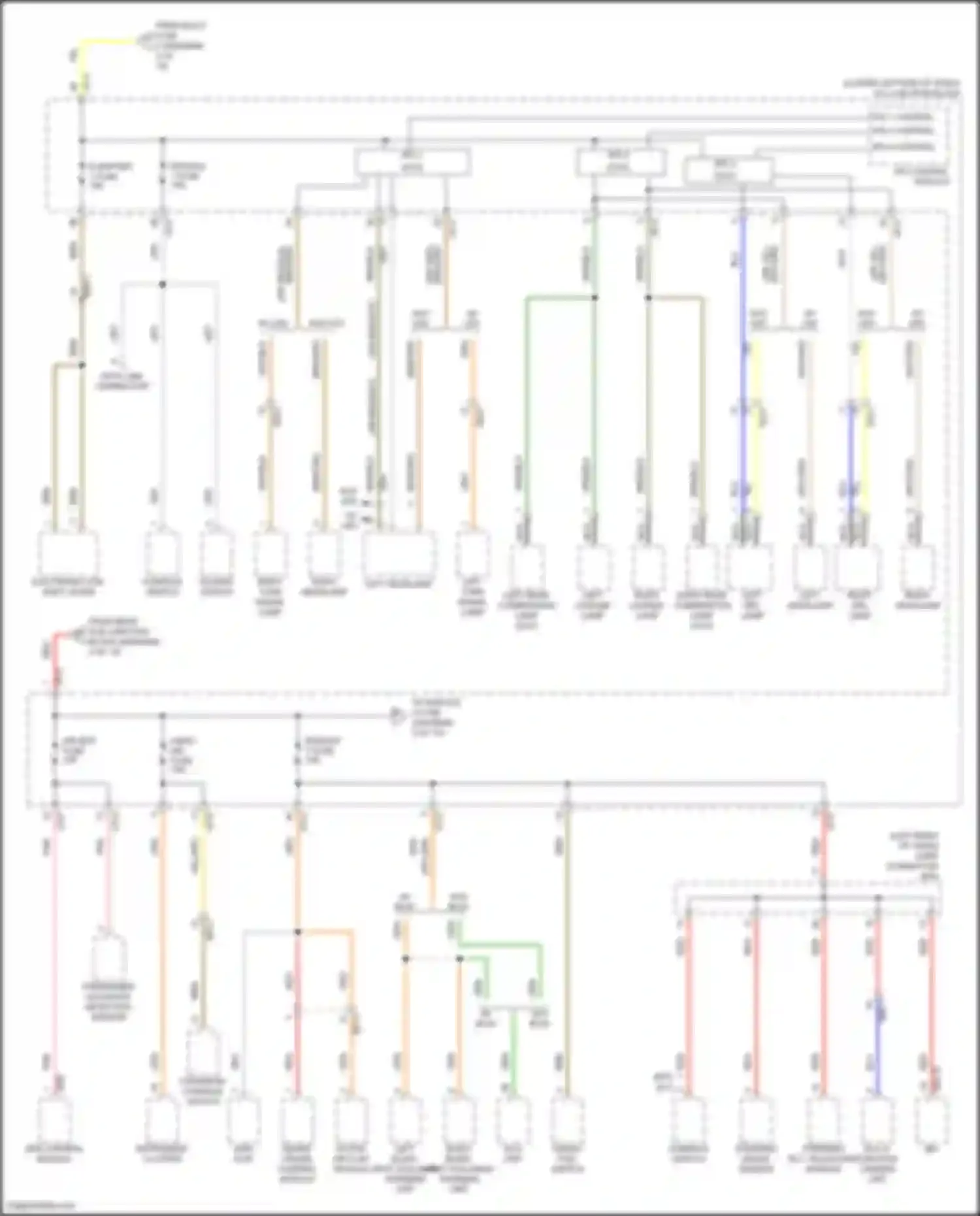 G70 Genesis I (2017-2021): Power distribution circuit (4 of 10)