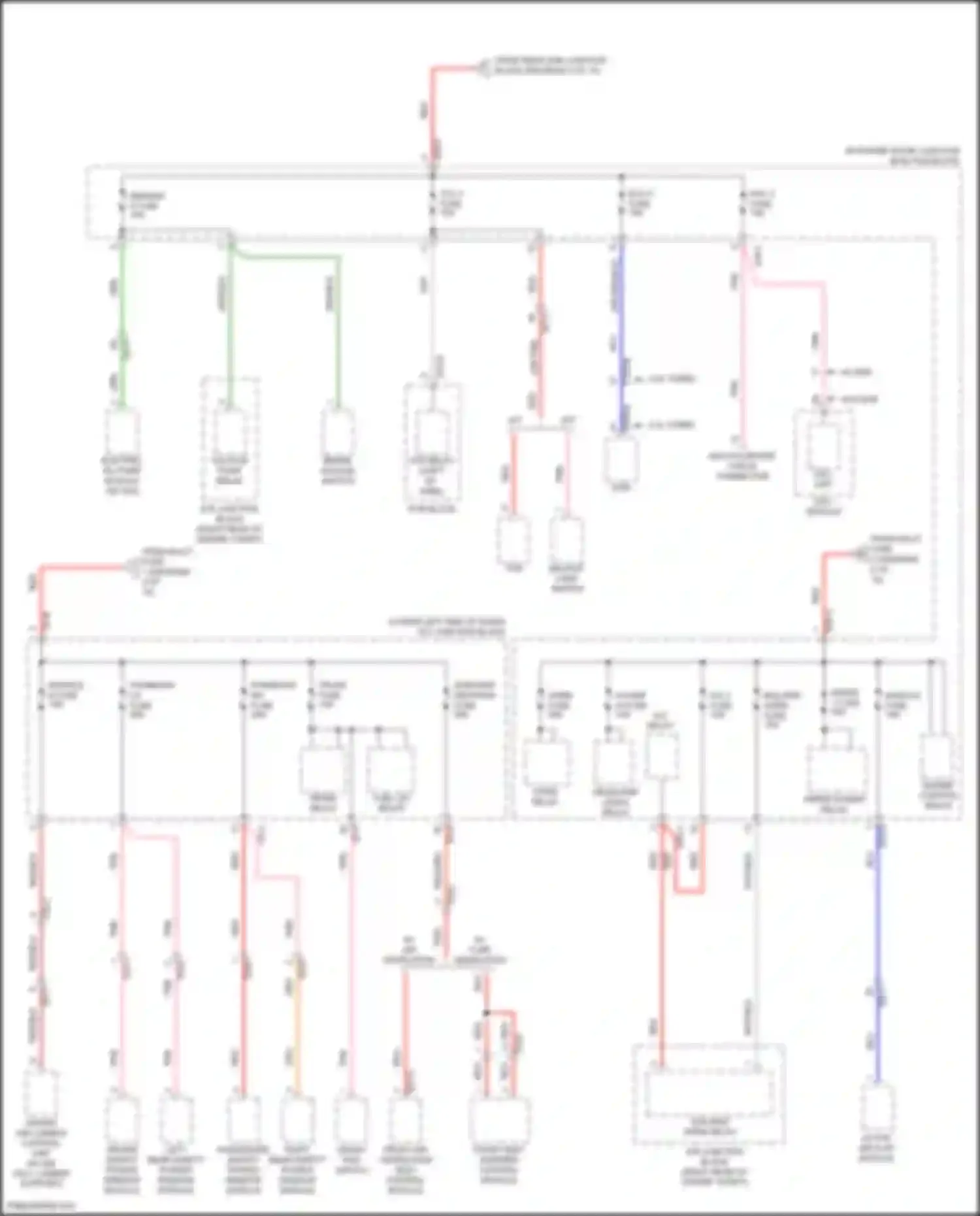 G70 Genesis I (2017-2021): Power distribution circuit (6 of 10)