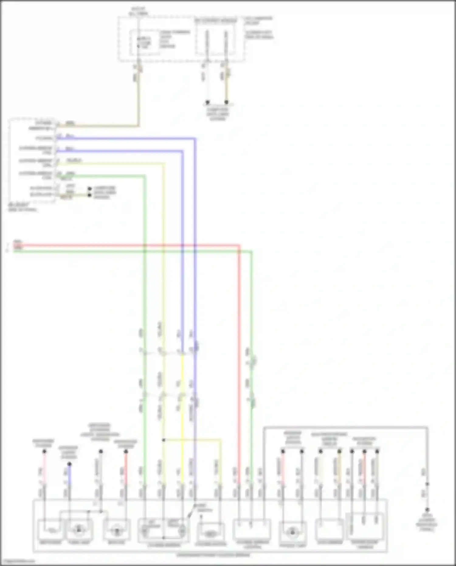 G70 Genesis I (2017-2021): Power mirror circuit (2 of 2)