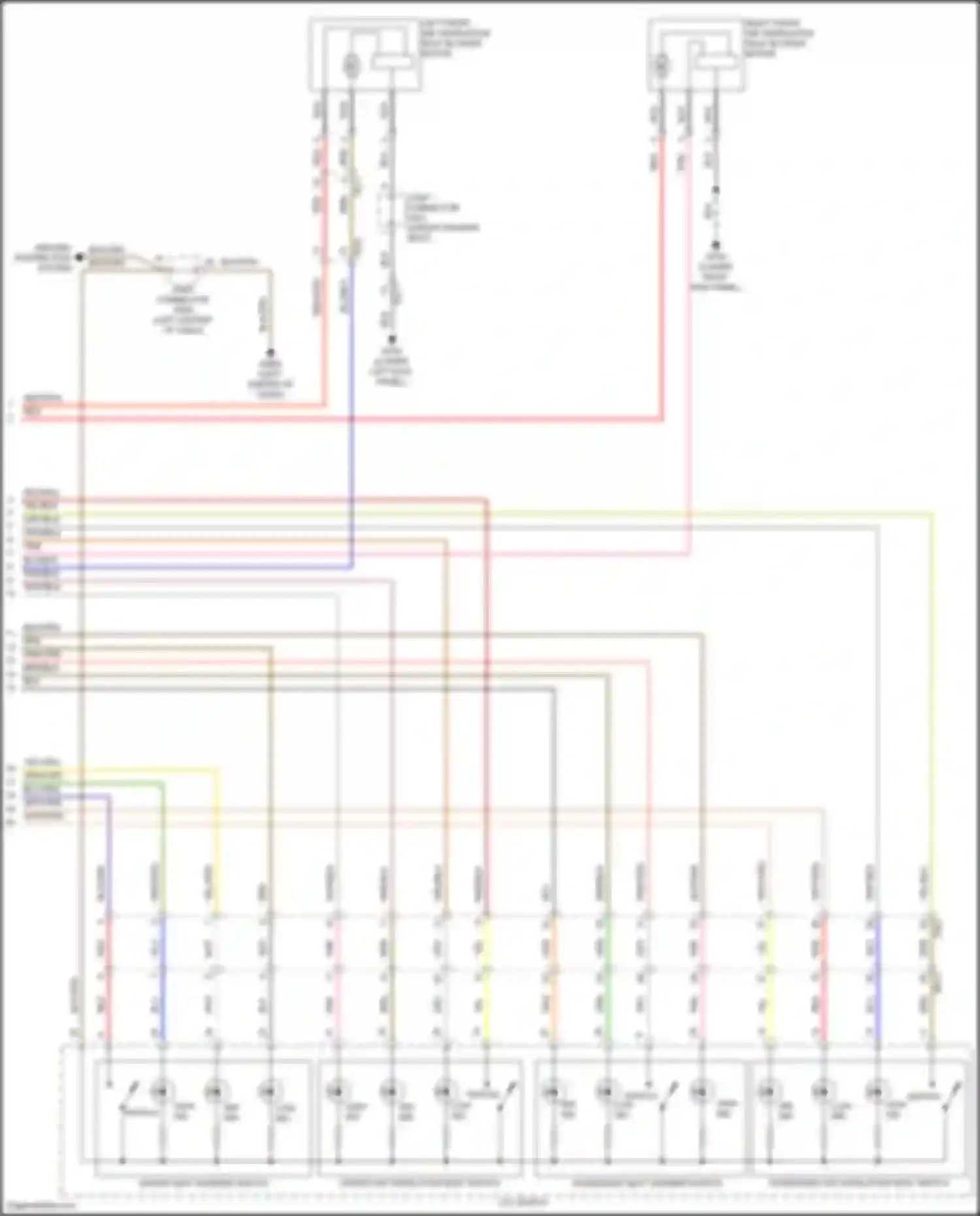 G70 Genesis I (2017-2021): Seat ventilation circuit (2 of 2)
