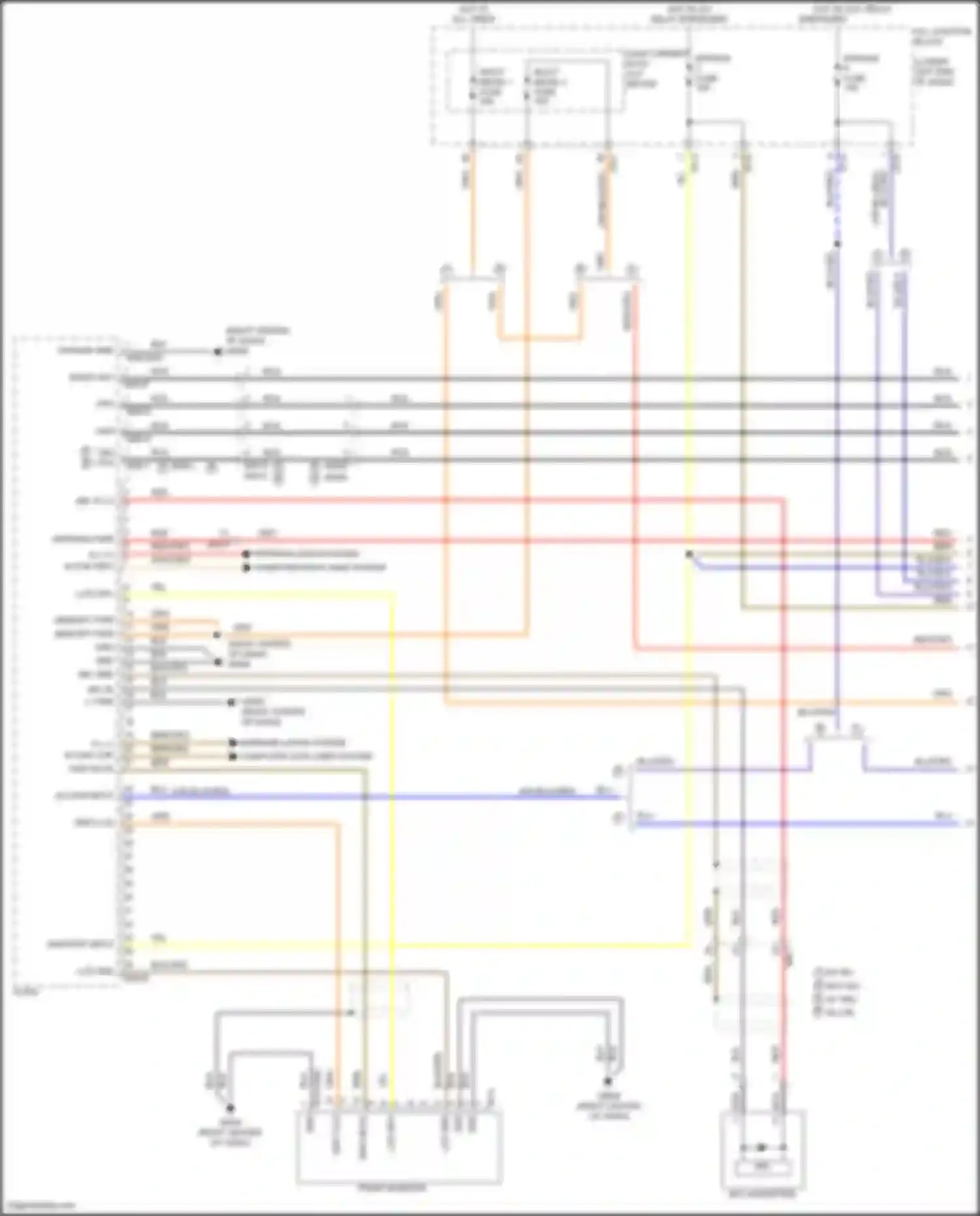 G70 Genesis I (2017-2021): Radio circuit, w/ mobis amplifier (1 of 4)