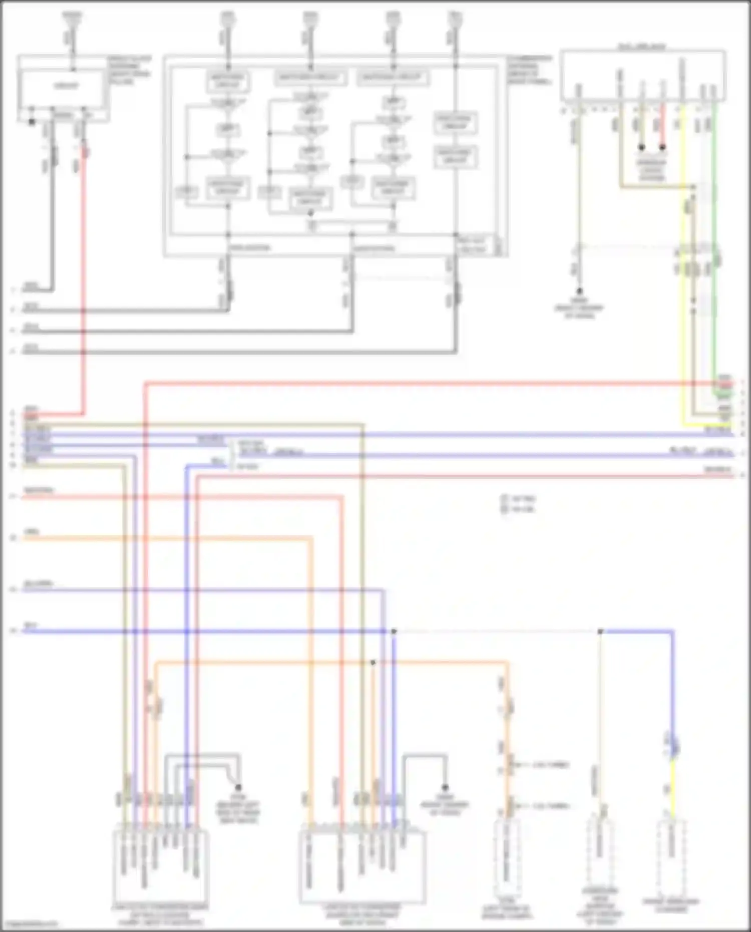 G70 Genesis I (2017-2021): Radio circuit, w/ mobis amplifier (2 of 4)