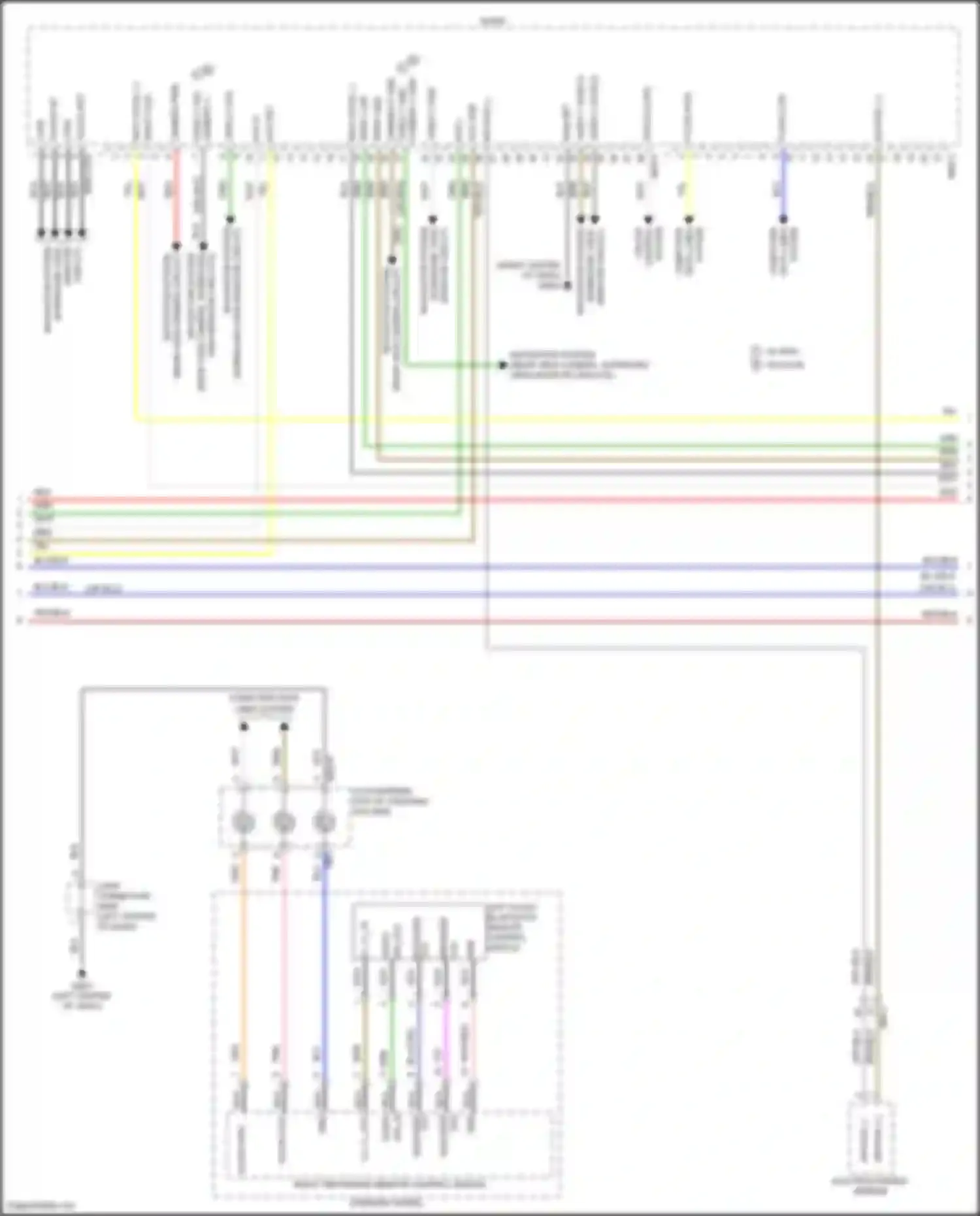 G70 Genesis I (2017-2021): Radio circuit, w/ mobis amplifier (3 of 4)