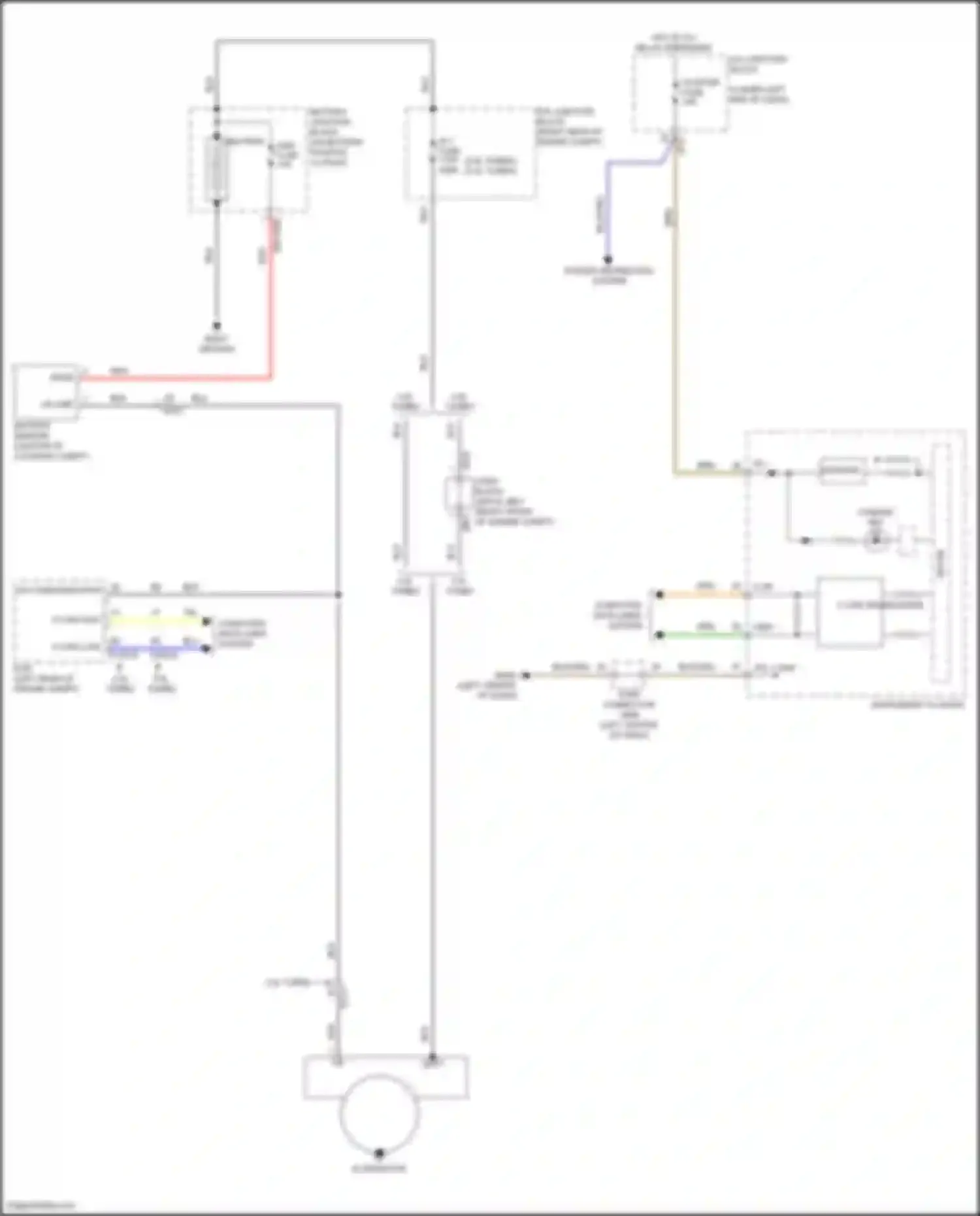 G70 Genesis I (2017-2021): Charging circuit