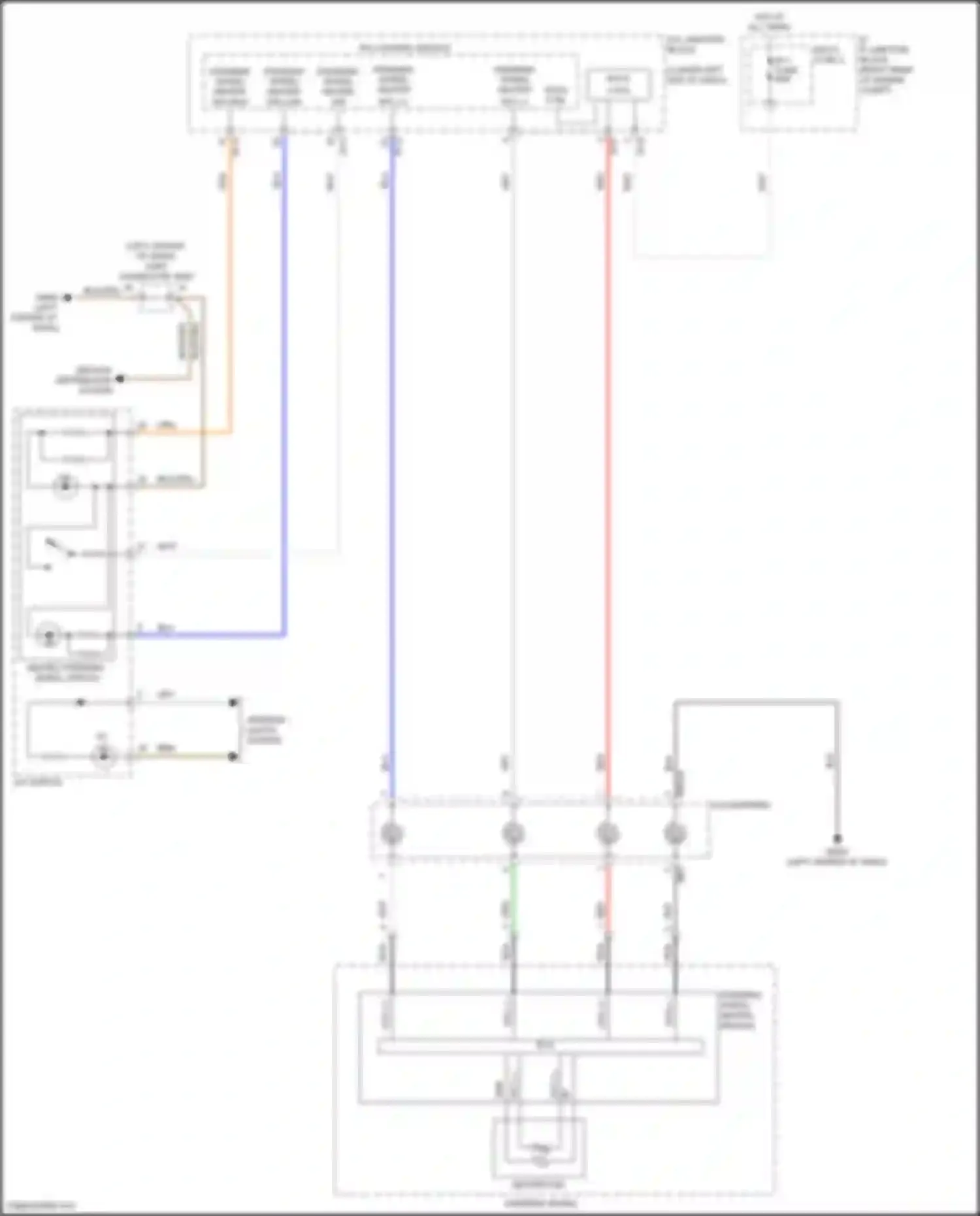 Wiring diagram a/c switch for Genesis G70 I (2017-2021) (4 of 11)
