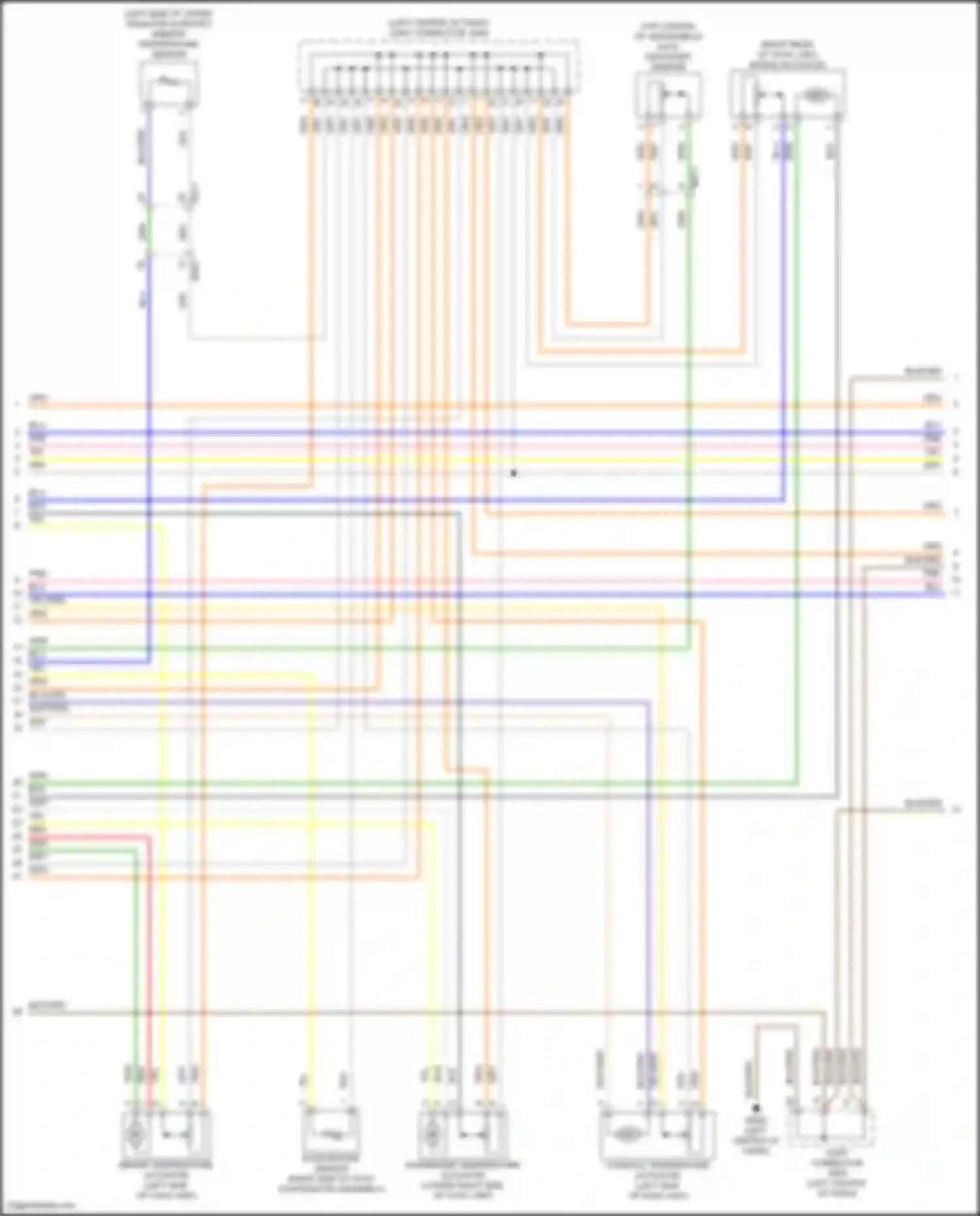 Wiring diagram ambient temperature sensor for Genesis G70 I (2017-2021) (1 of 1)