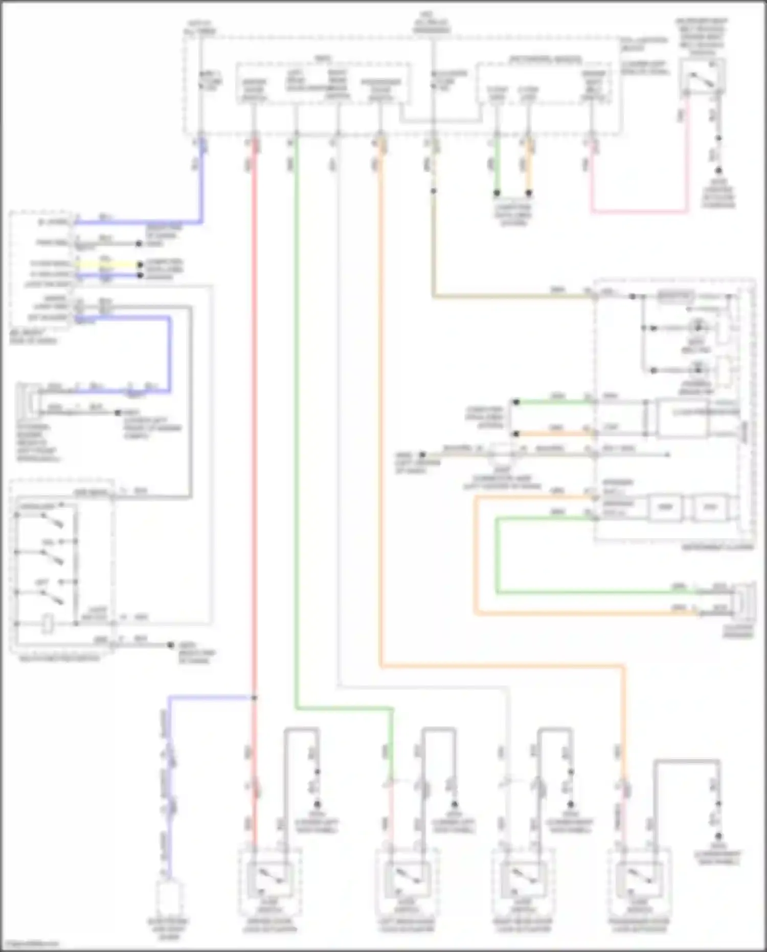 Wiring diagram b+ pwr for Genesis G70 I (2017-2021) (1 of 4)