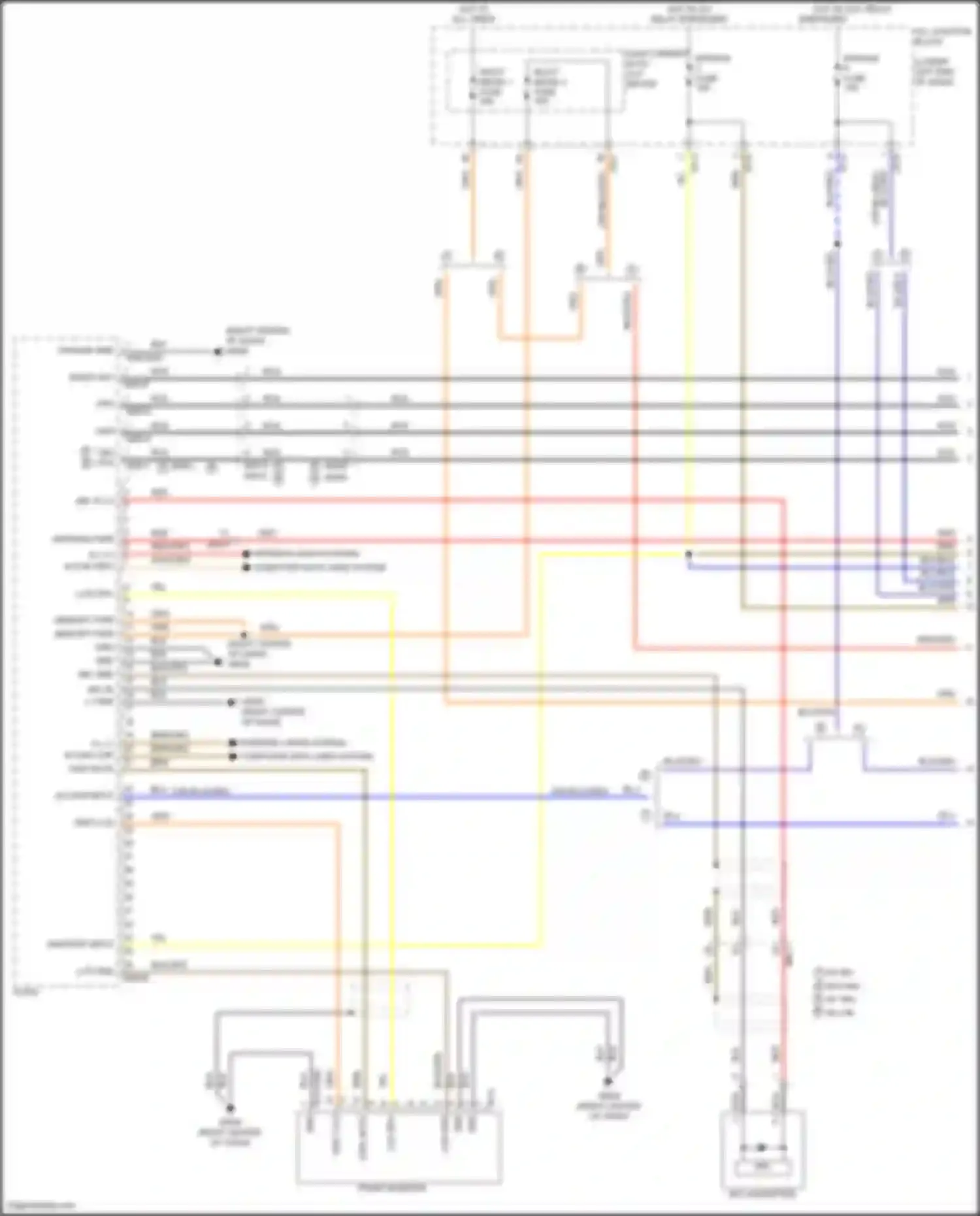 Wiring diagram blu for Genesis G70 I (2017-2021) (26 of 141)