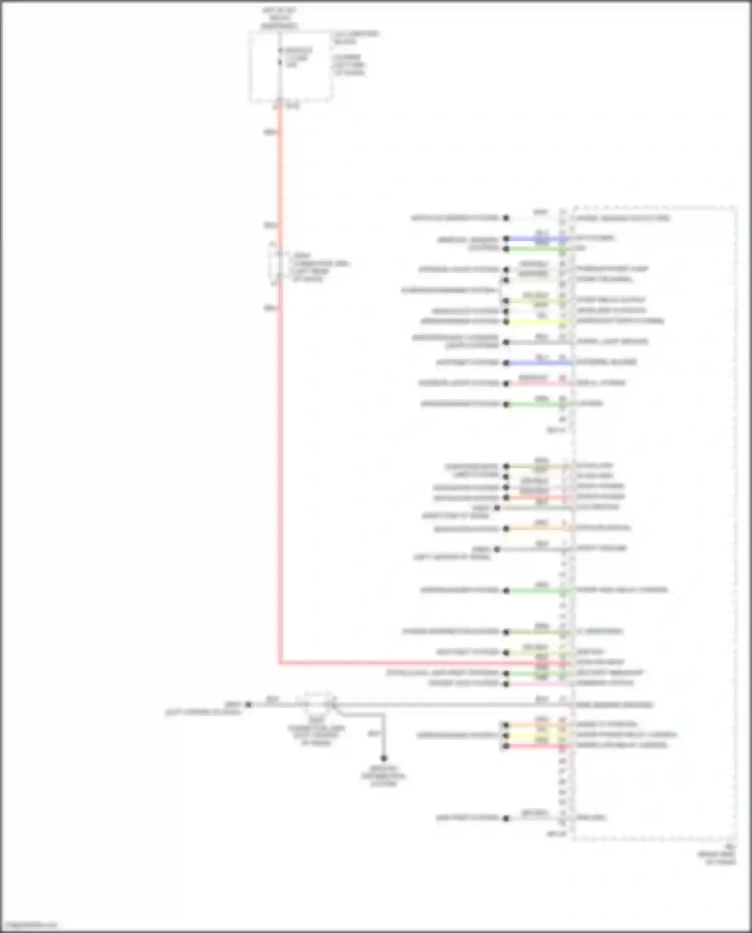 Wiring diagram computer data lines system for Genesis G70 I (2017-2021) (46 of 84)