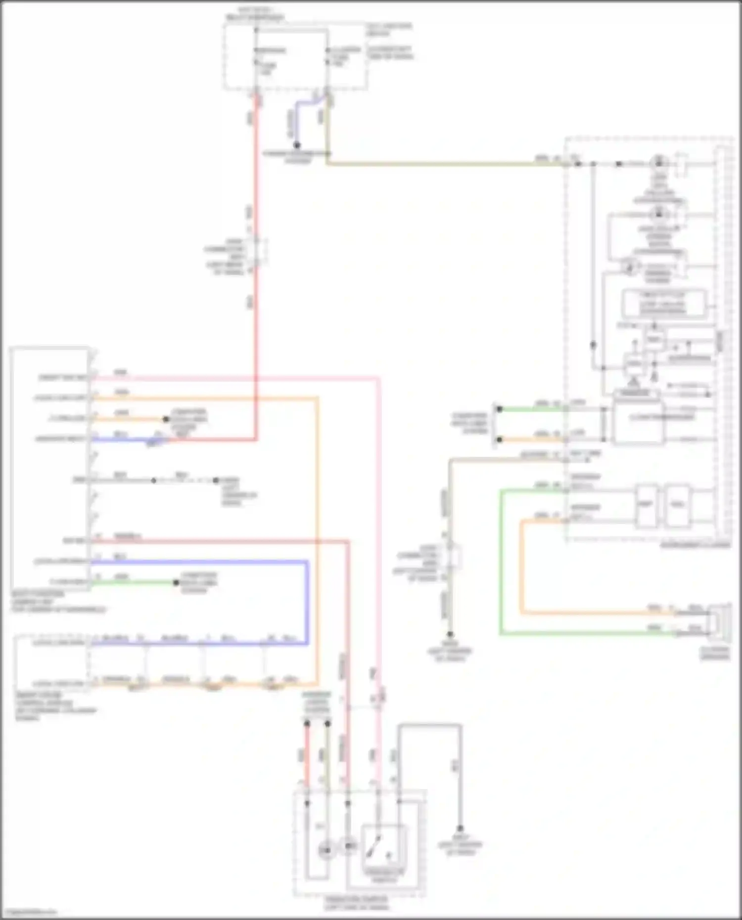 Wiring diagram (conventional for Genesis G70 I (2017-2021) (3 of 3)
