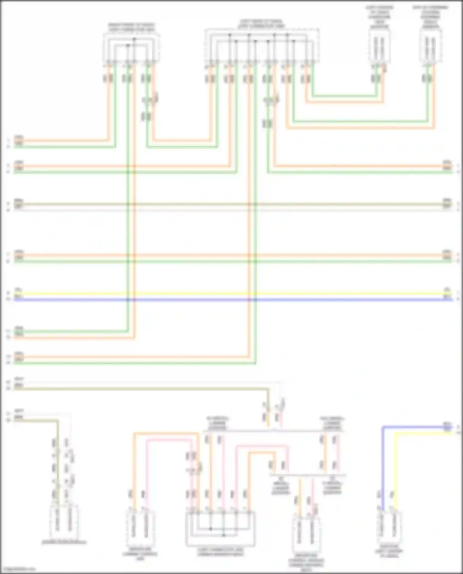 Wiring diagram driver air lumbar control unit for Genesis G70 I (2017-2021) (1 of 5)