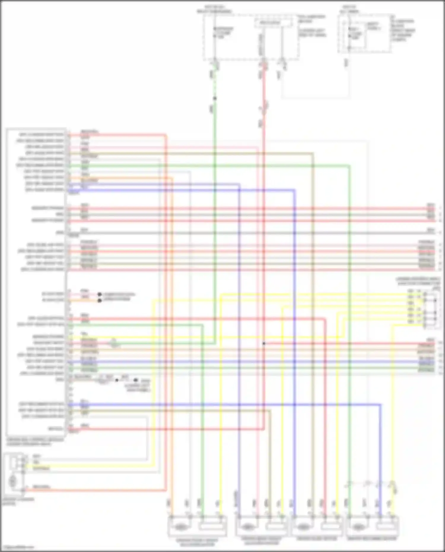 Wiring diagram drv rr height mtr dn for Genesis G70 I (2017-2021) (1 of 2)