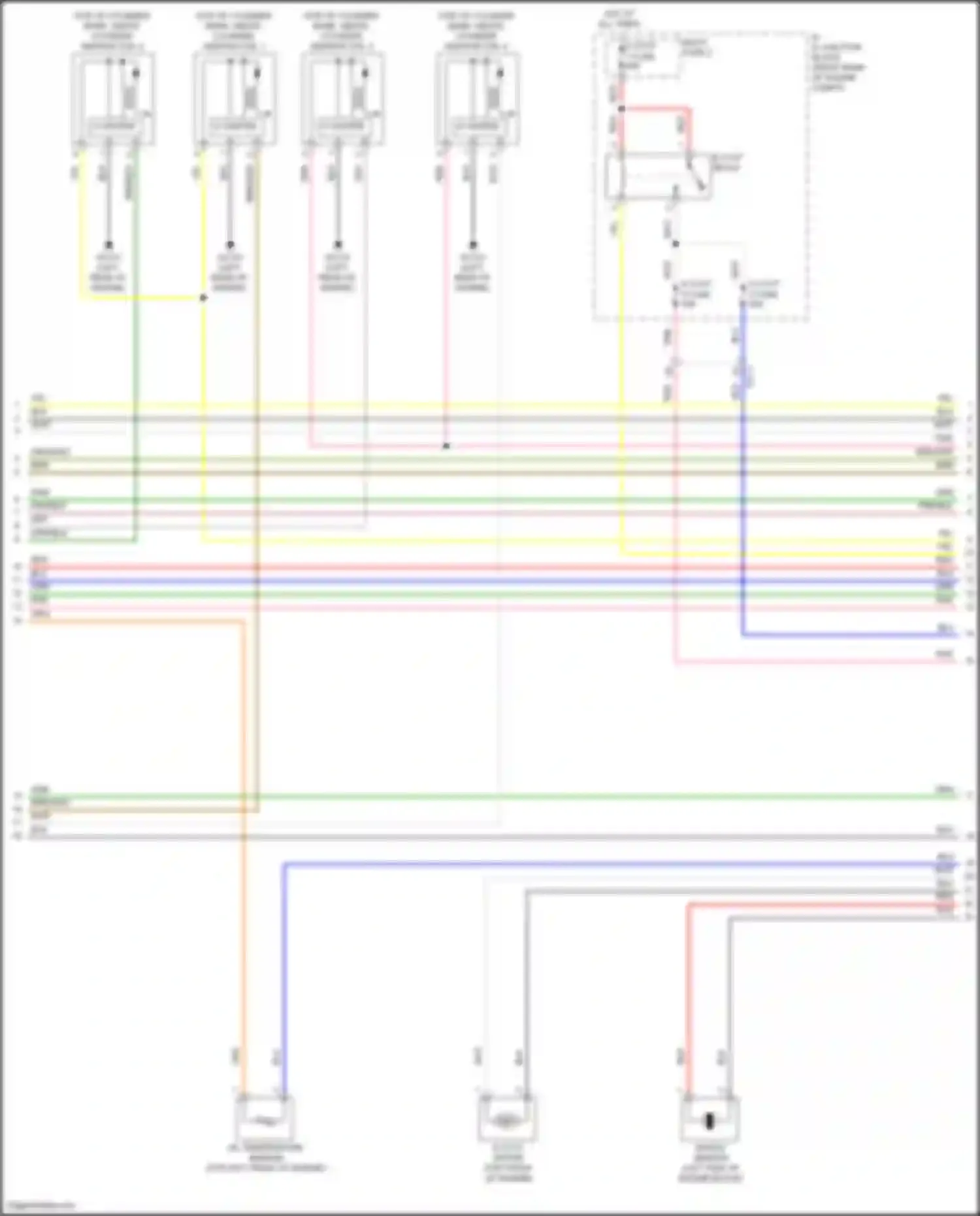 Wiring diagram e-cvvt relay for Genesis G70 I (2017-2021) (2 of 2)
