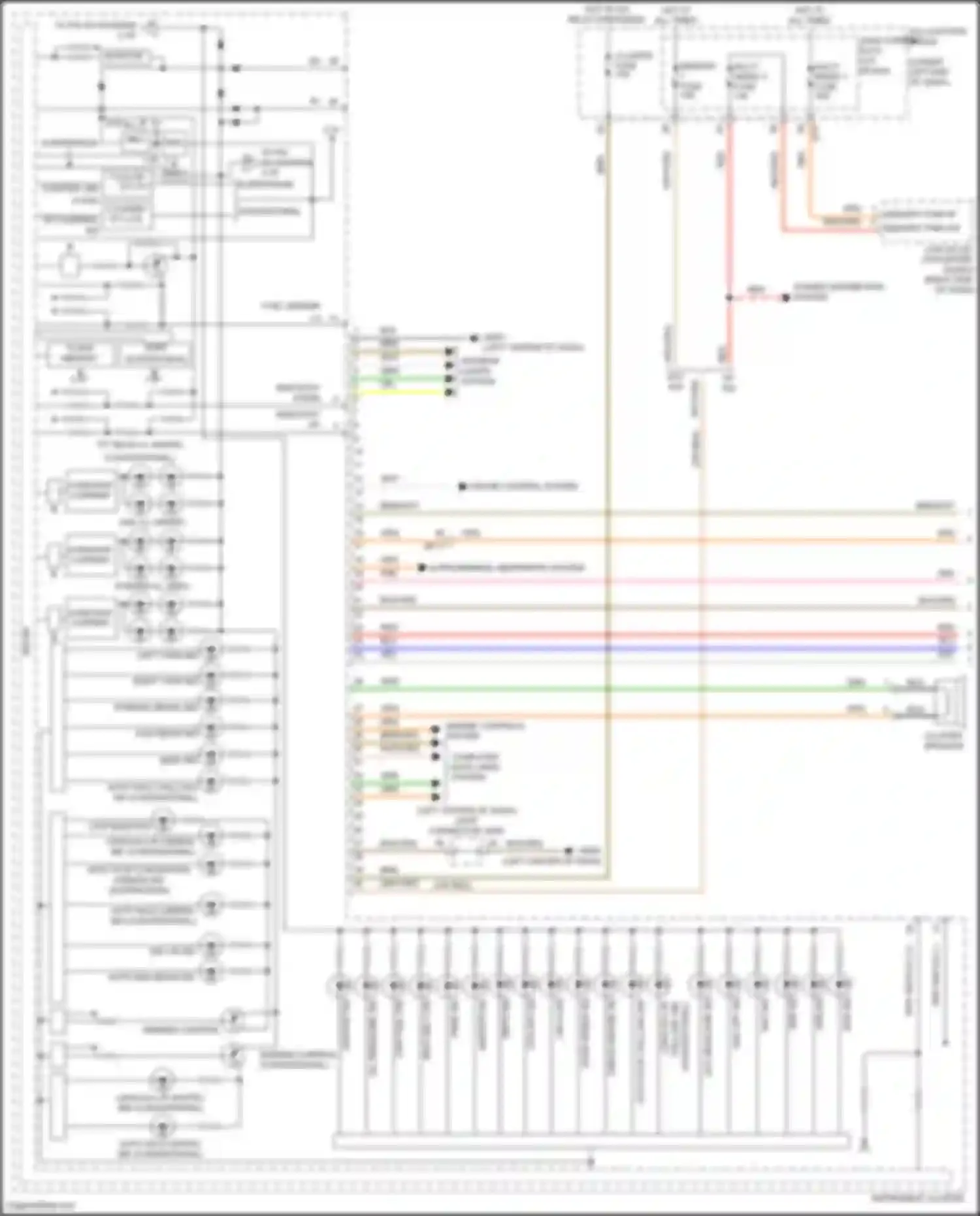 Wiring diagram engine controls system for Genesis G70 I (2017-2021) (3 of 3)