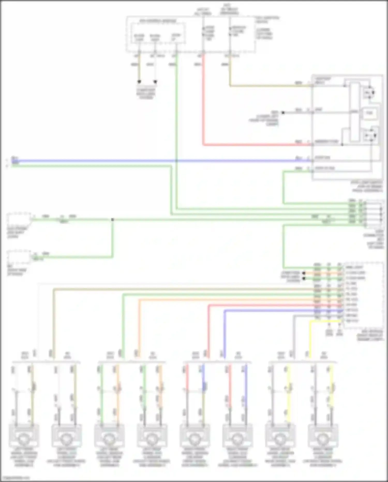 Wiring diagram esc module for Genesis G70 I (2017-2021) (3 of 9)