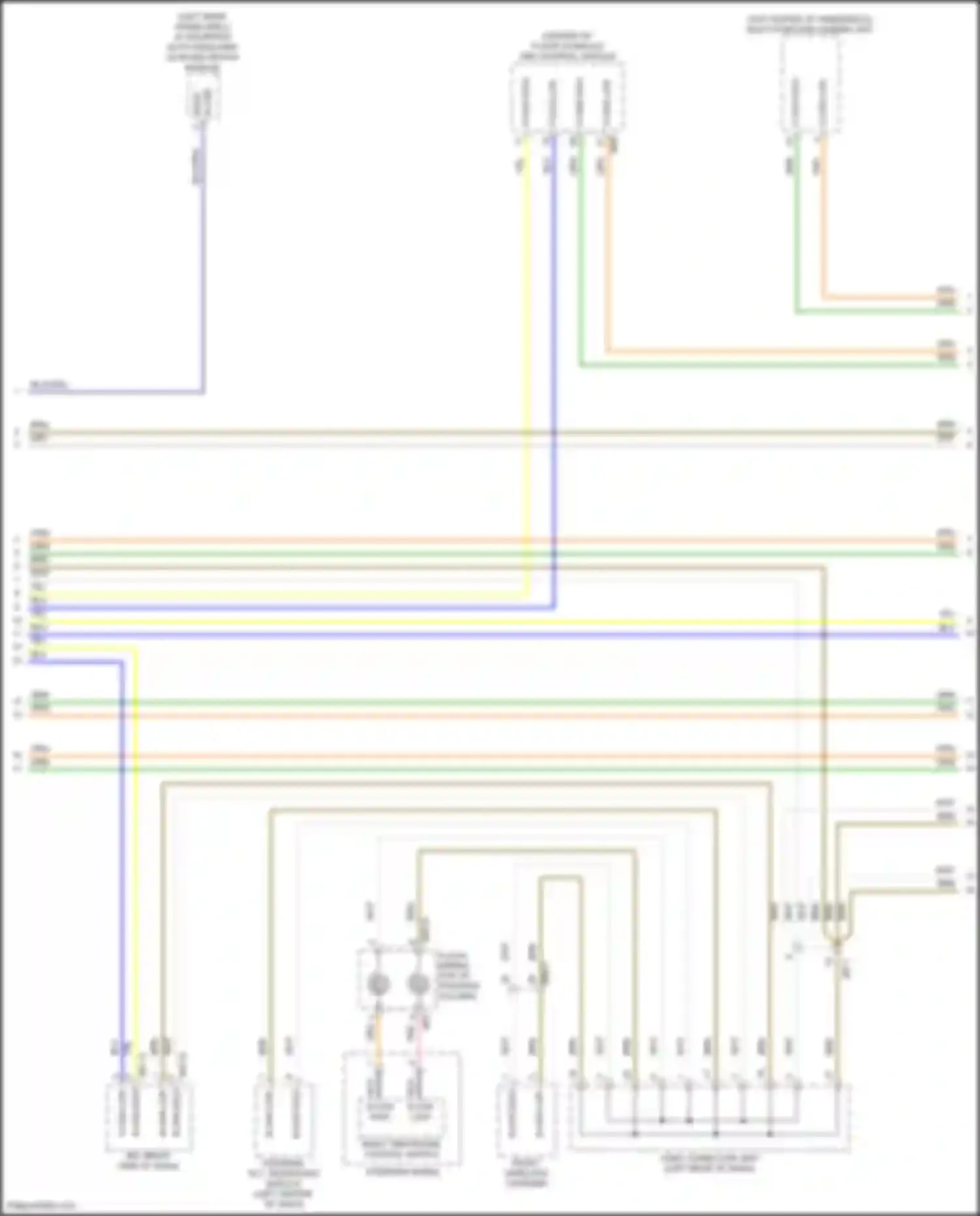 Wiring diagram front wireless charger for Genesis G70 I (2017-2021) (1 of 10)
