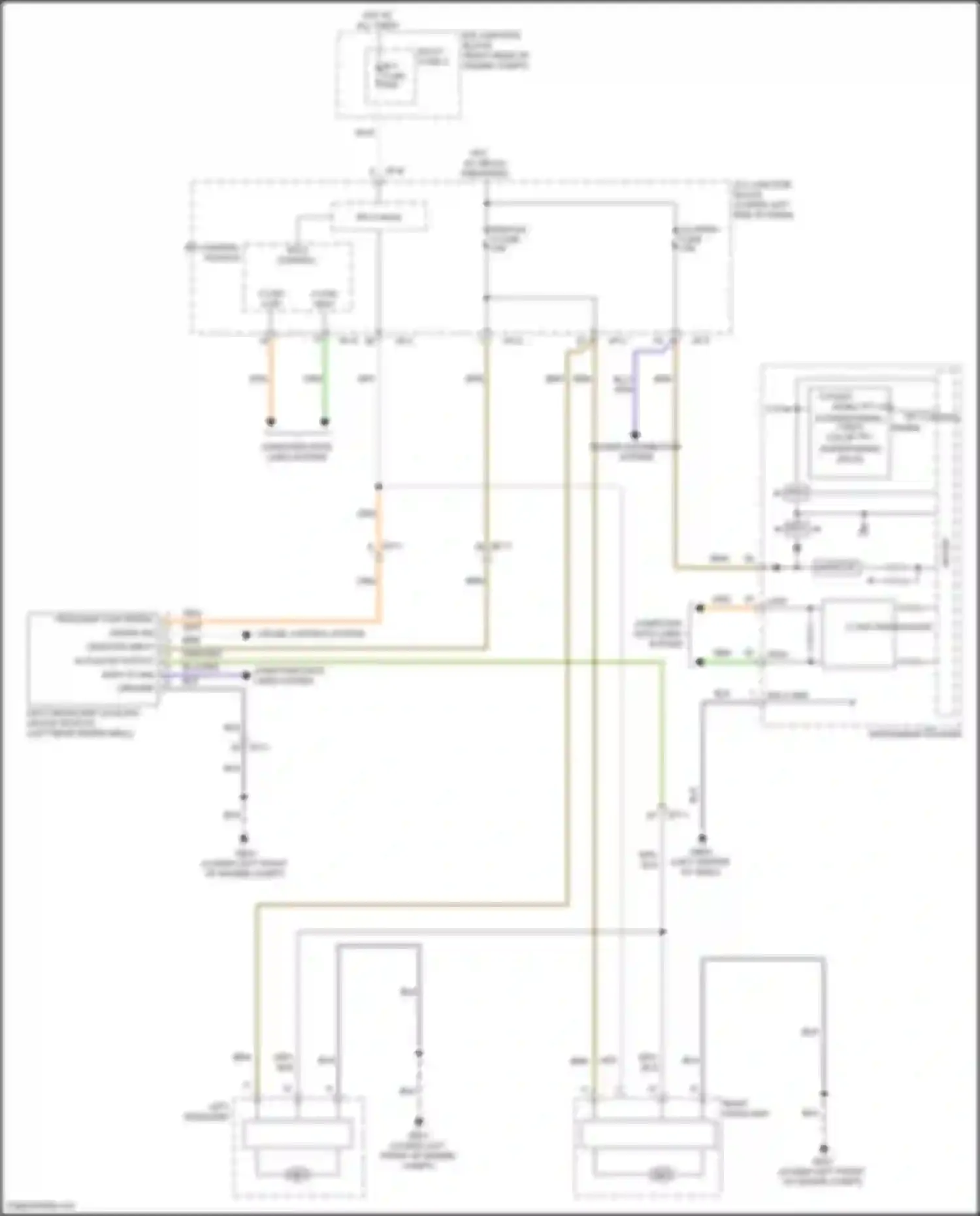 Wiring diagram hot at all times for Genesis G70 I (2017-2021) (54 of 87)