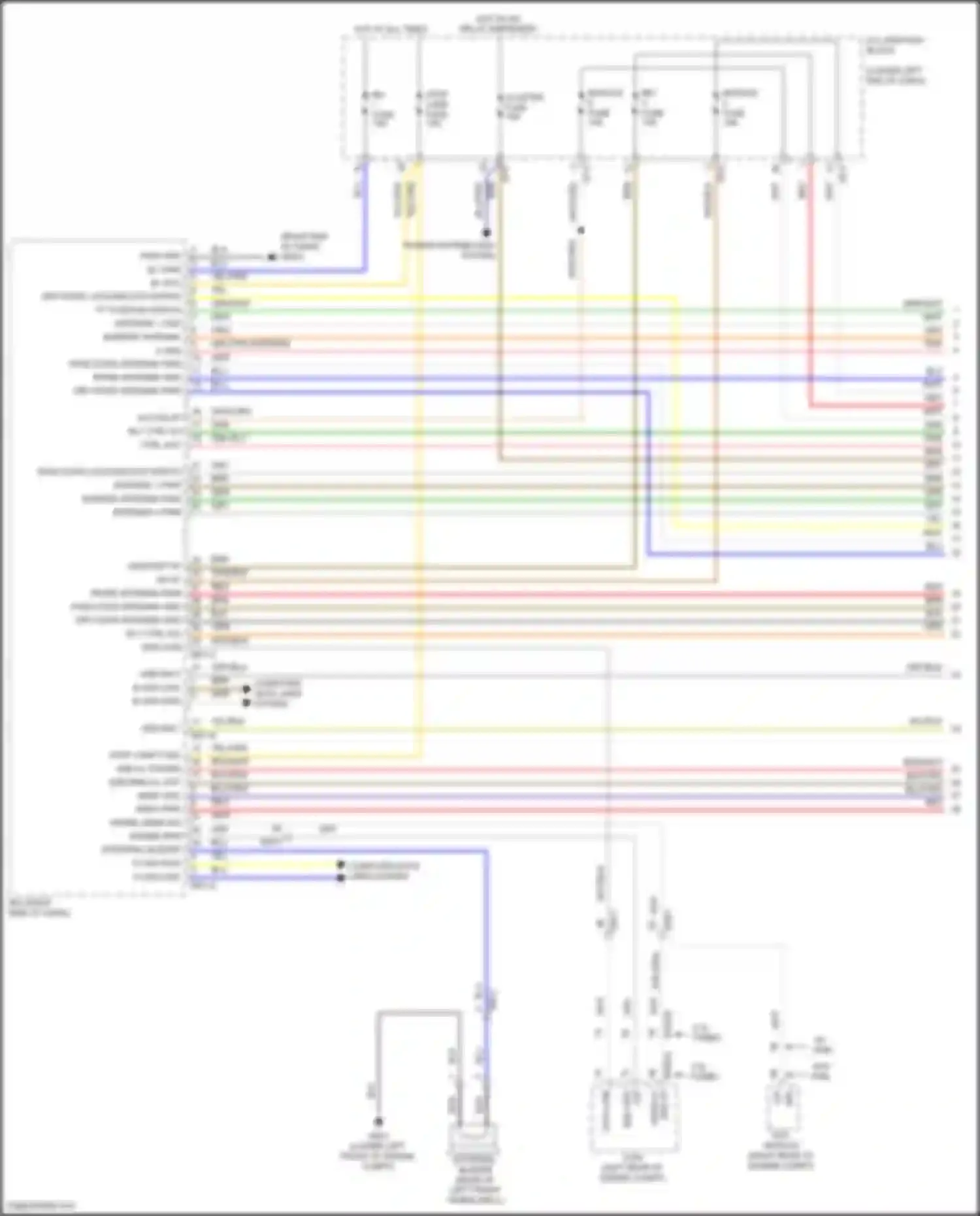 Wiring diagram ibu 3 fuse for Genesis G70 I (2017-2021) (2 of 4)