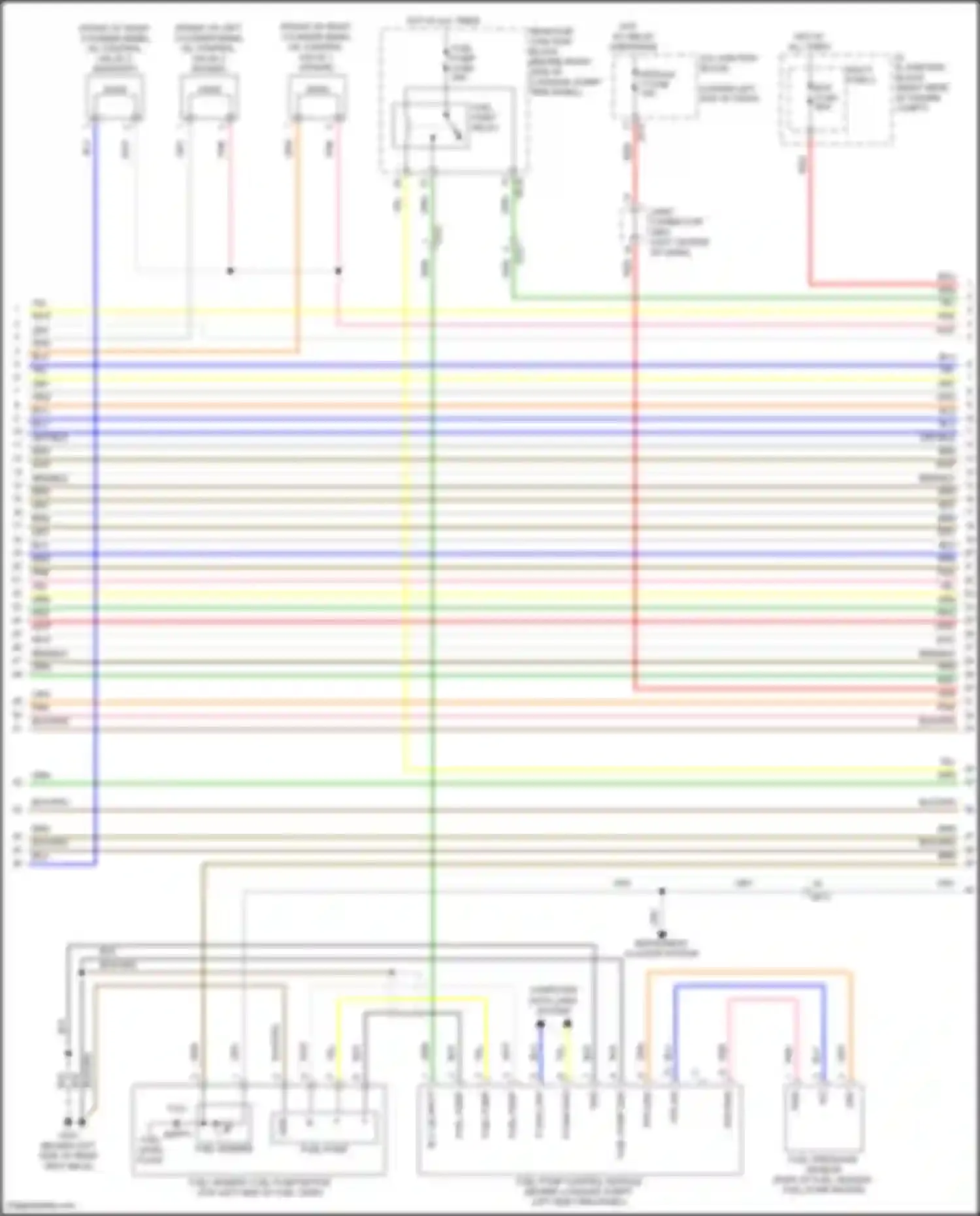 Wiring diagram icu junction block for Genesis G70 I (2017-2021) (82 of 83)