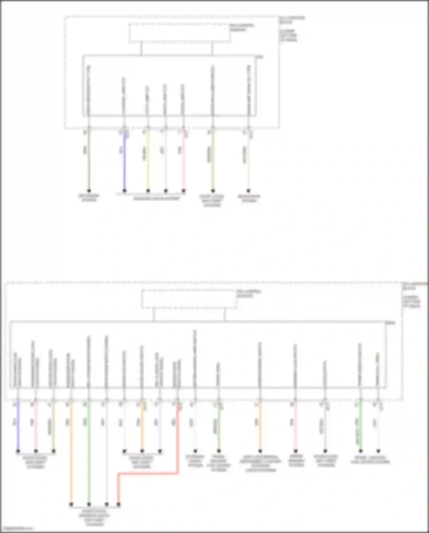 Wiring diagram mood lamp out for Genesis G70 I (2017-2021) (2 of 2)