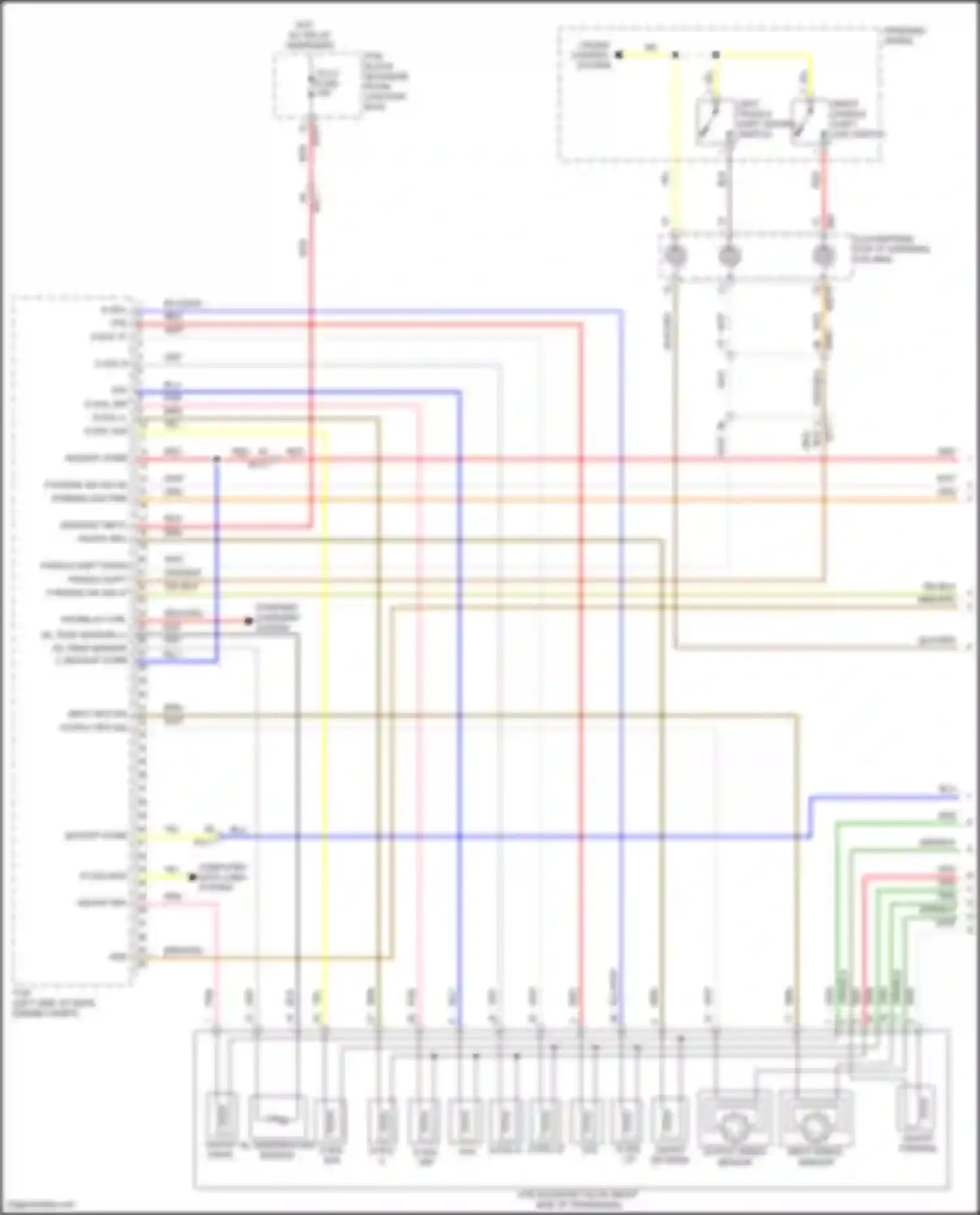 Wiring diagram oil temperature sensor for Genesis G70 I (2017-2021) (1 of 2)