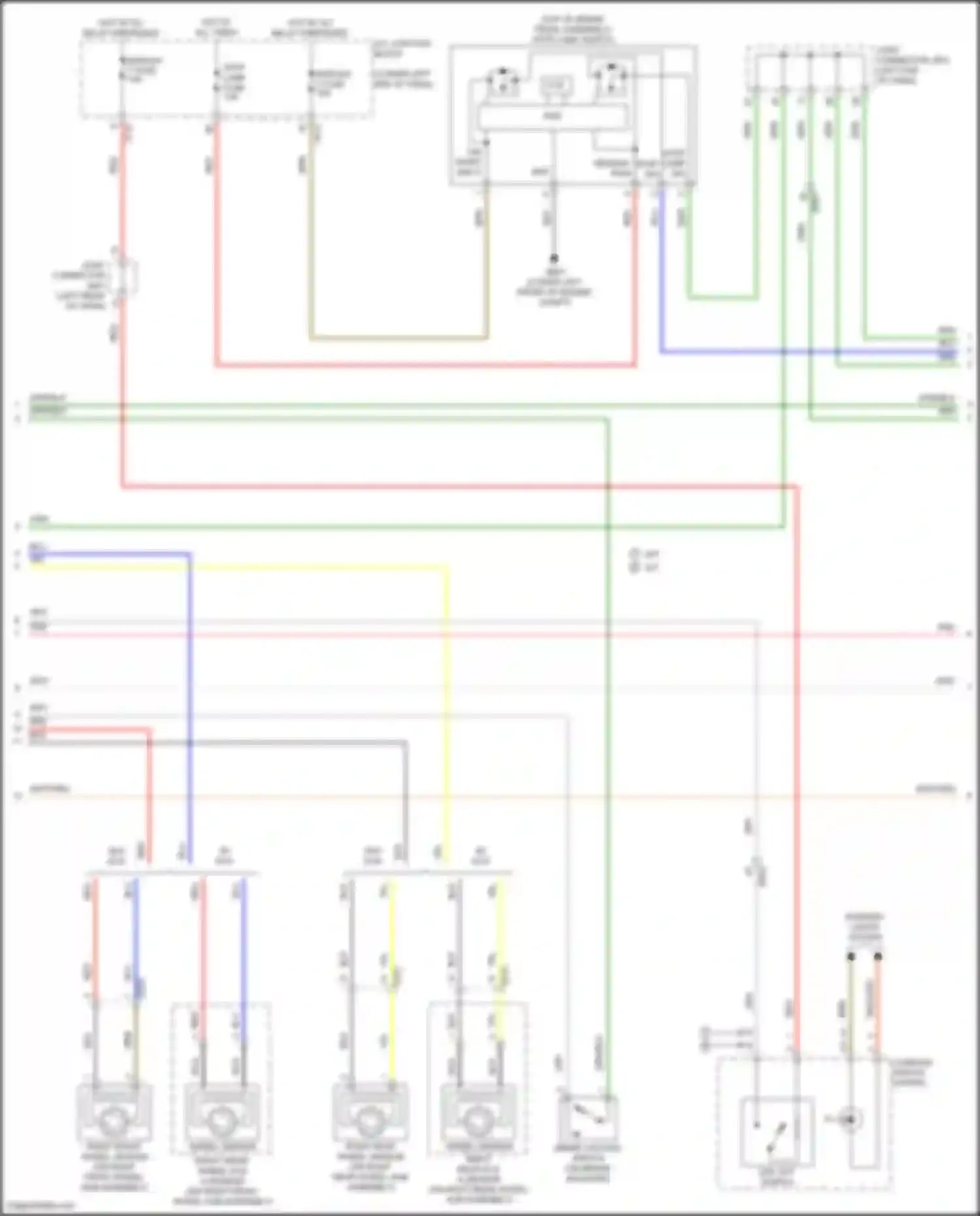 Wiring diagram "on" for Genesis G70 I (2017-2021) (2 of 2)