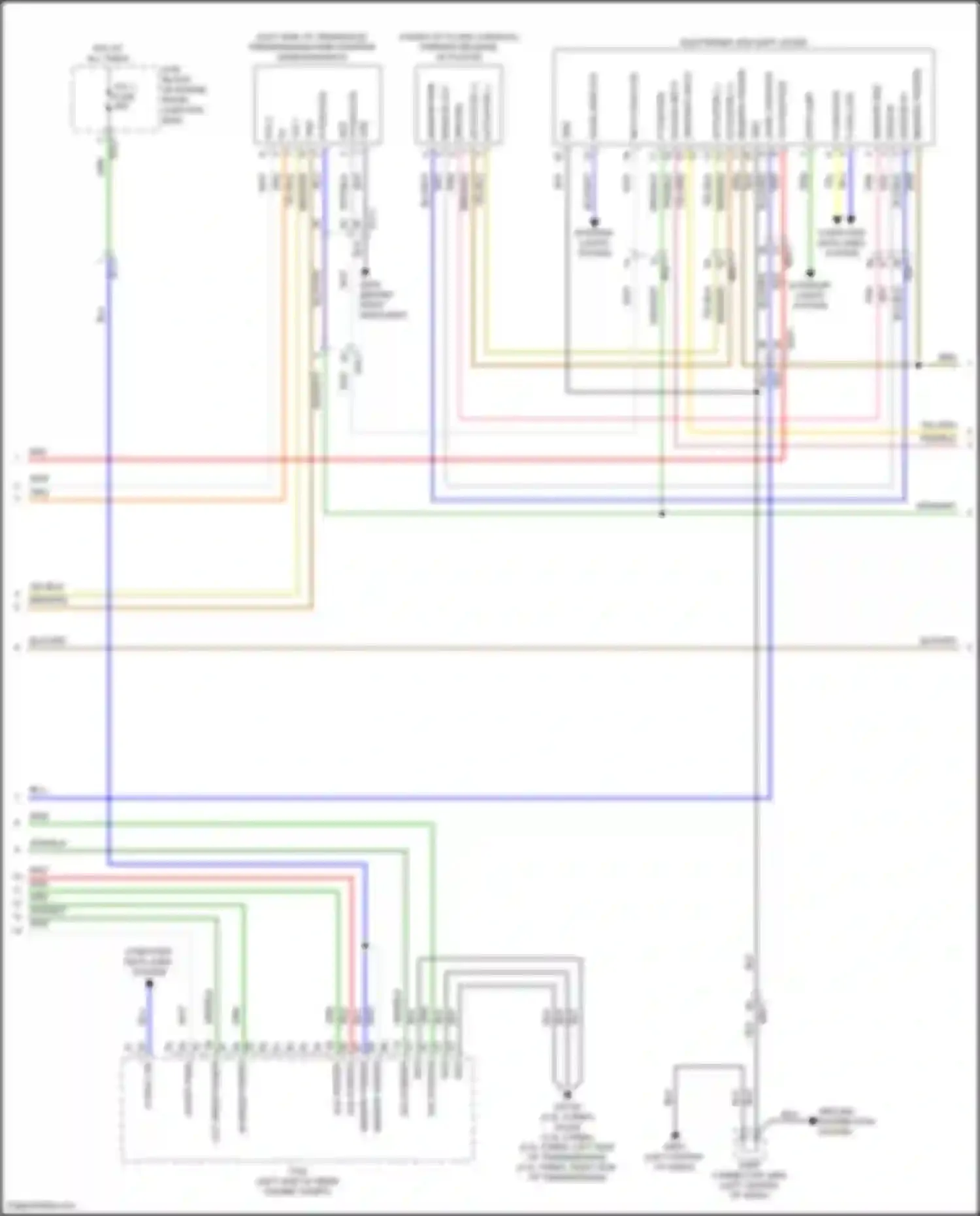 Wiring diagram p position for Genesis G70 I (2017-2021) (1 of 5)