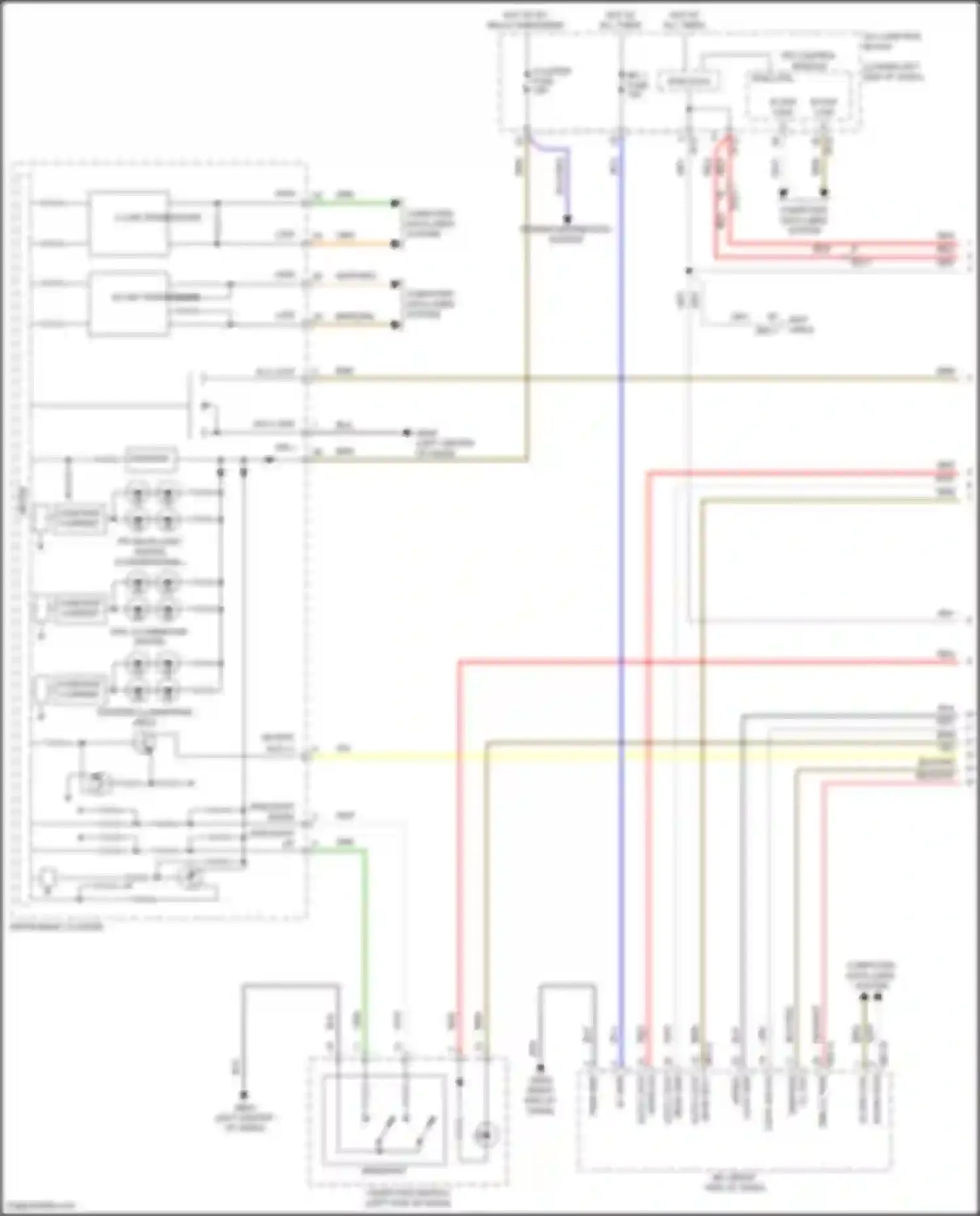 Wiring diagram red for Genesis G70 I (2017-2021) (25 of 132)