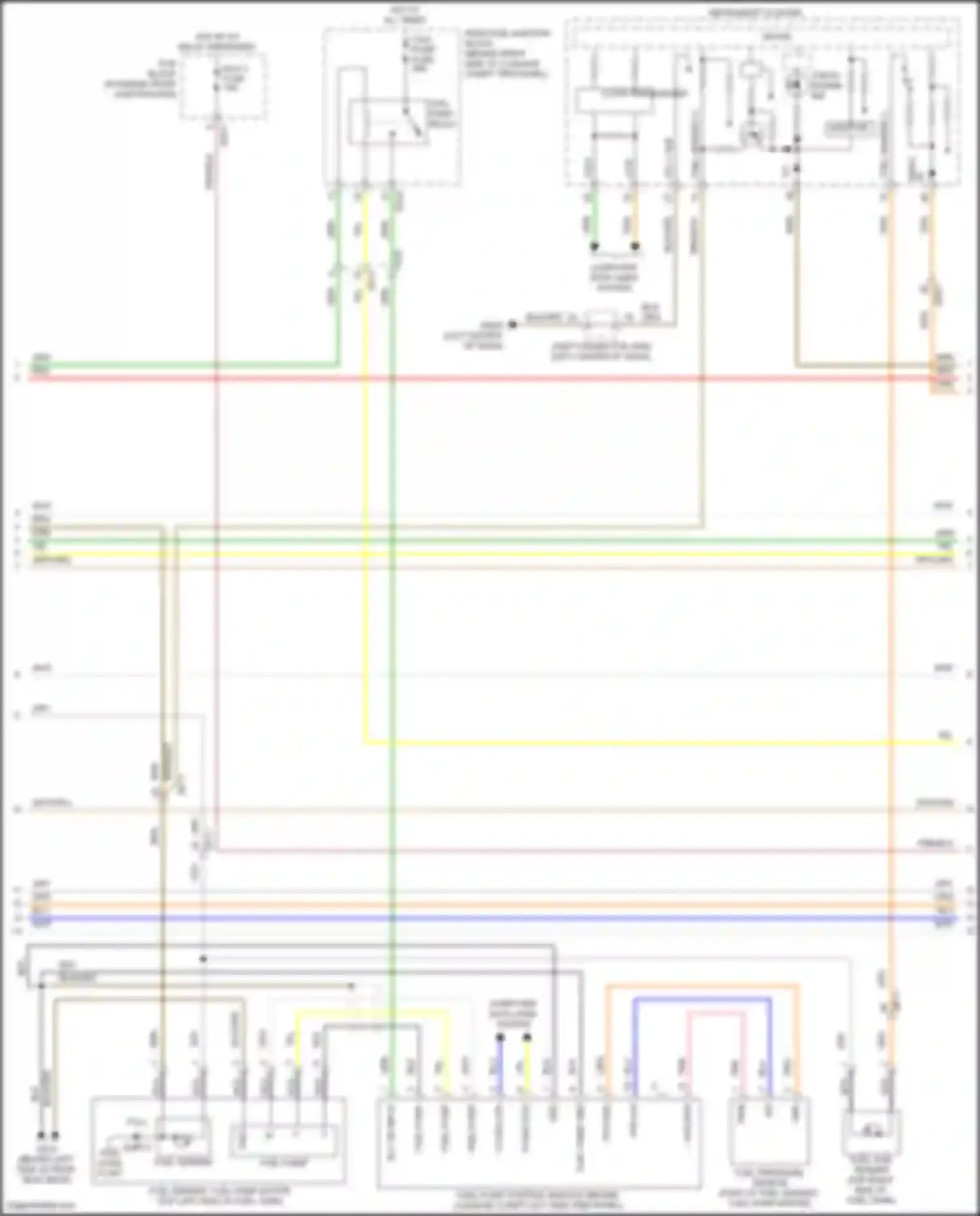 Wiring diagram relay energized for Genesis G70 I (2017-2021) (48 of 49)