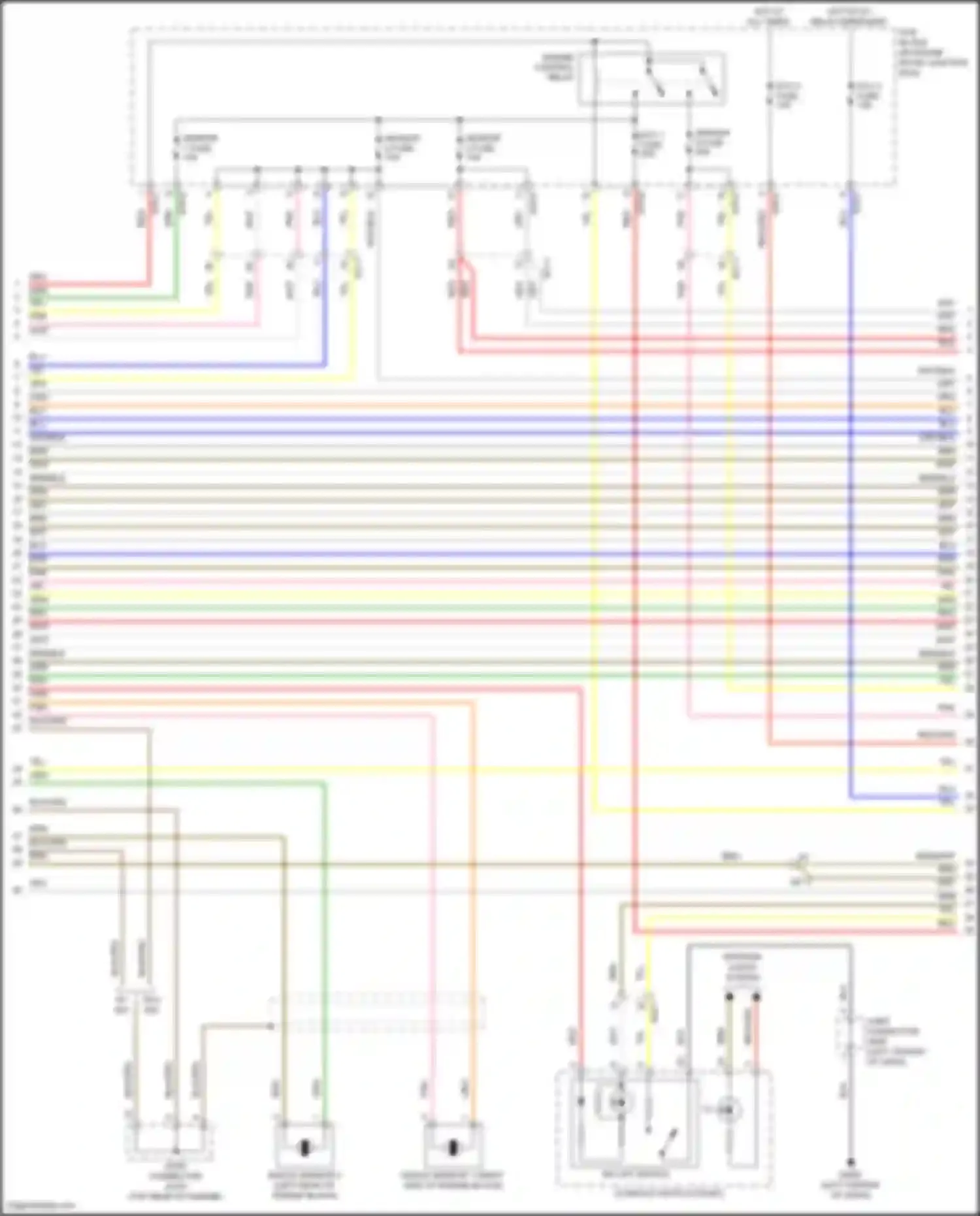 Wiring diagram sensor 3 fuse for Genesis G70 I (2017-2021) (2 of 2)