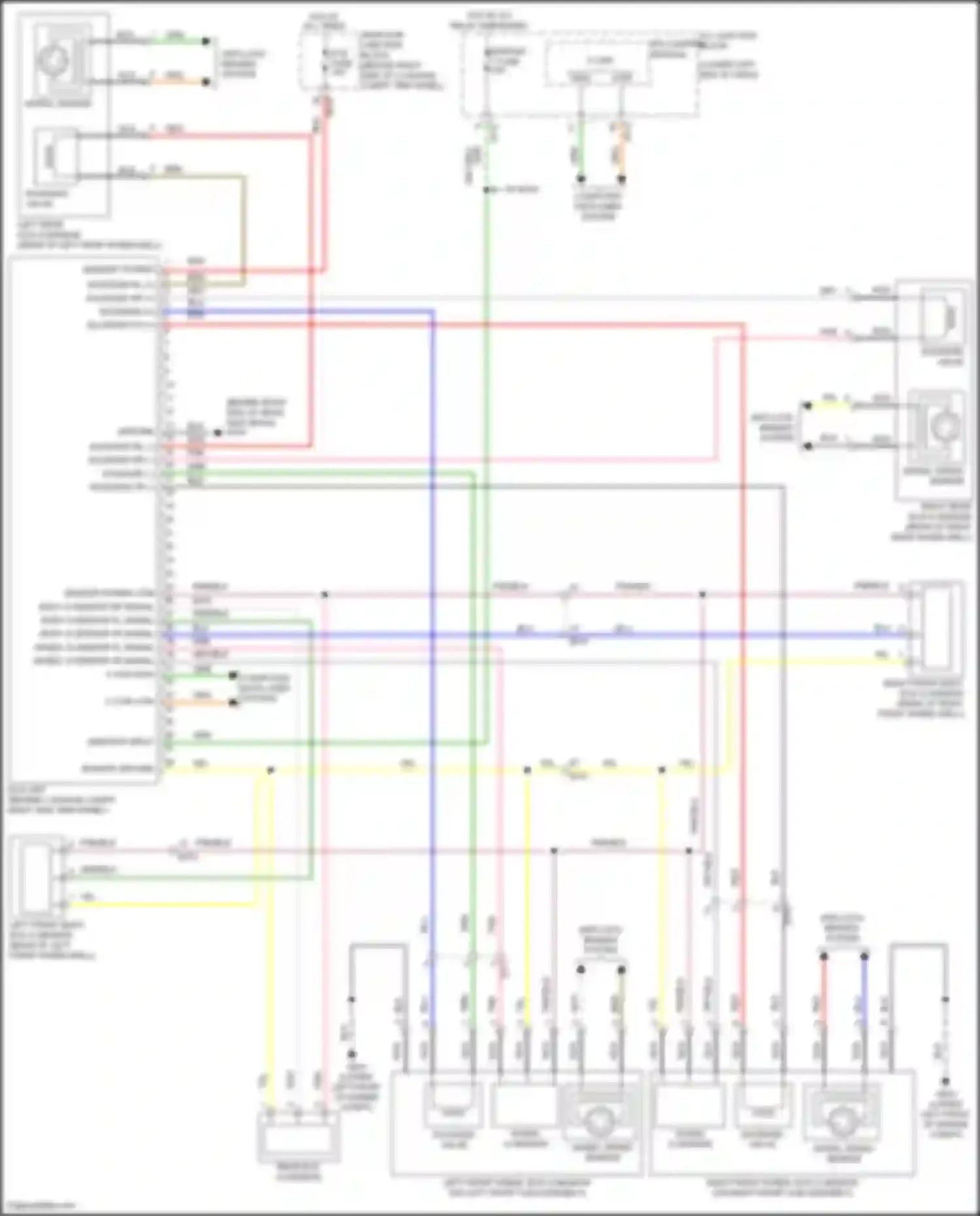 Wiring diagram solenoid valve for Genesis G70 I (2017-2021) (1 of 1)