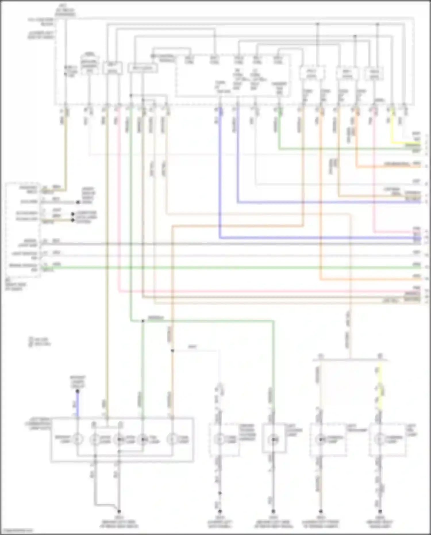 Wiring diagram turn lp sw sig for Genesis G70 I (2017-2021) (1 of 1)