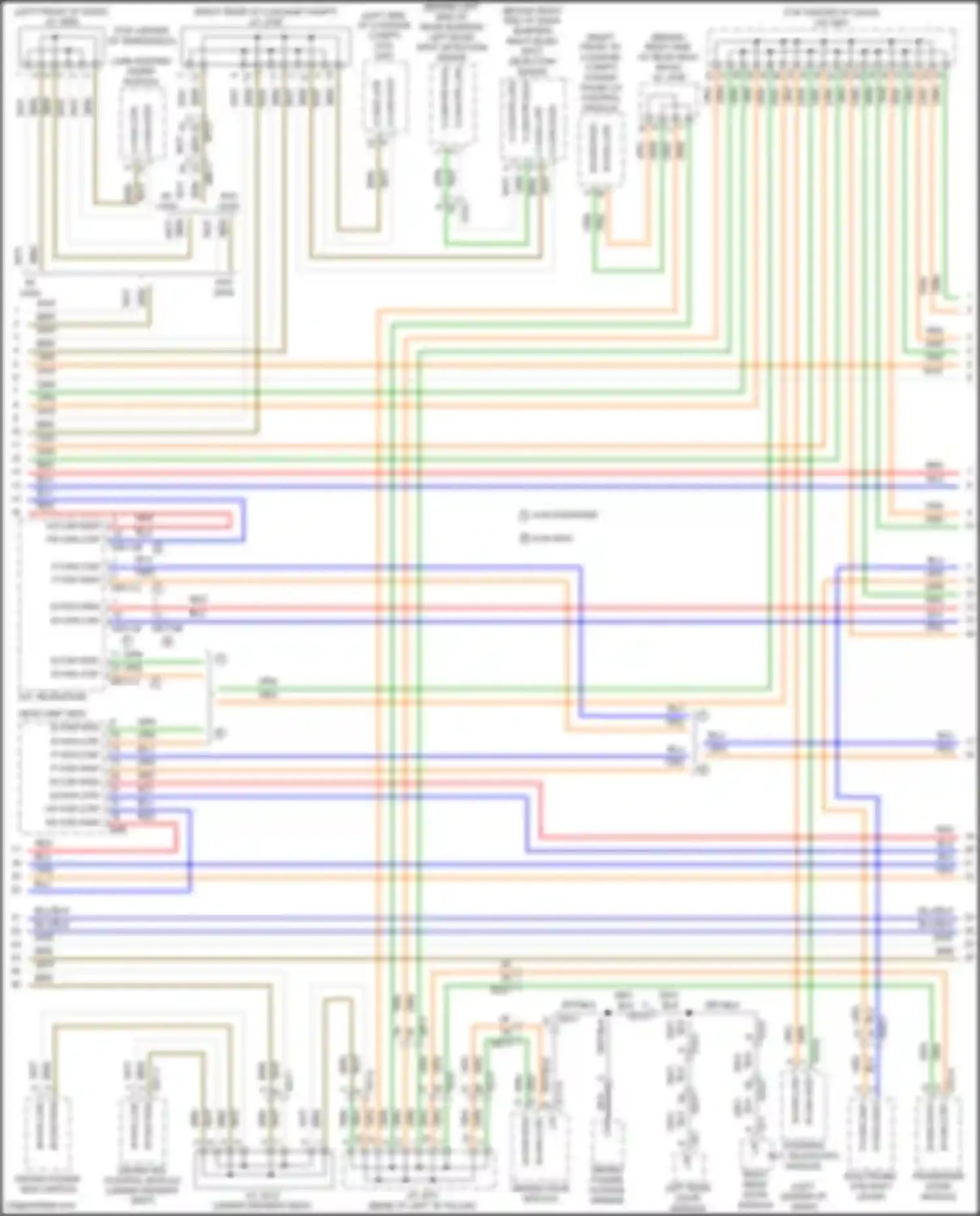 G80 Genesis I (2016-2020): Computer data lines circuit (2 of 5)