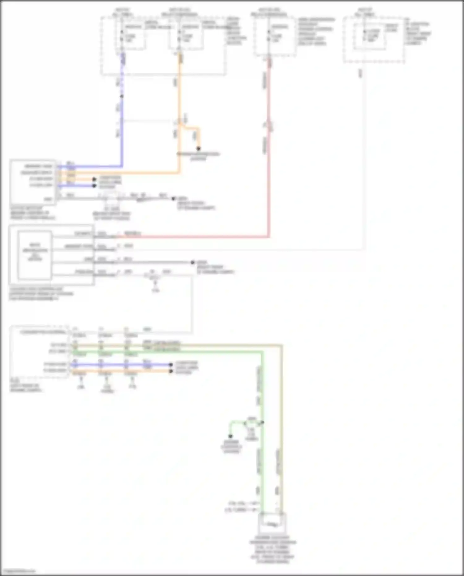 G80 Genesis I (2016-2020): Cooling fan circuit