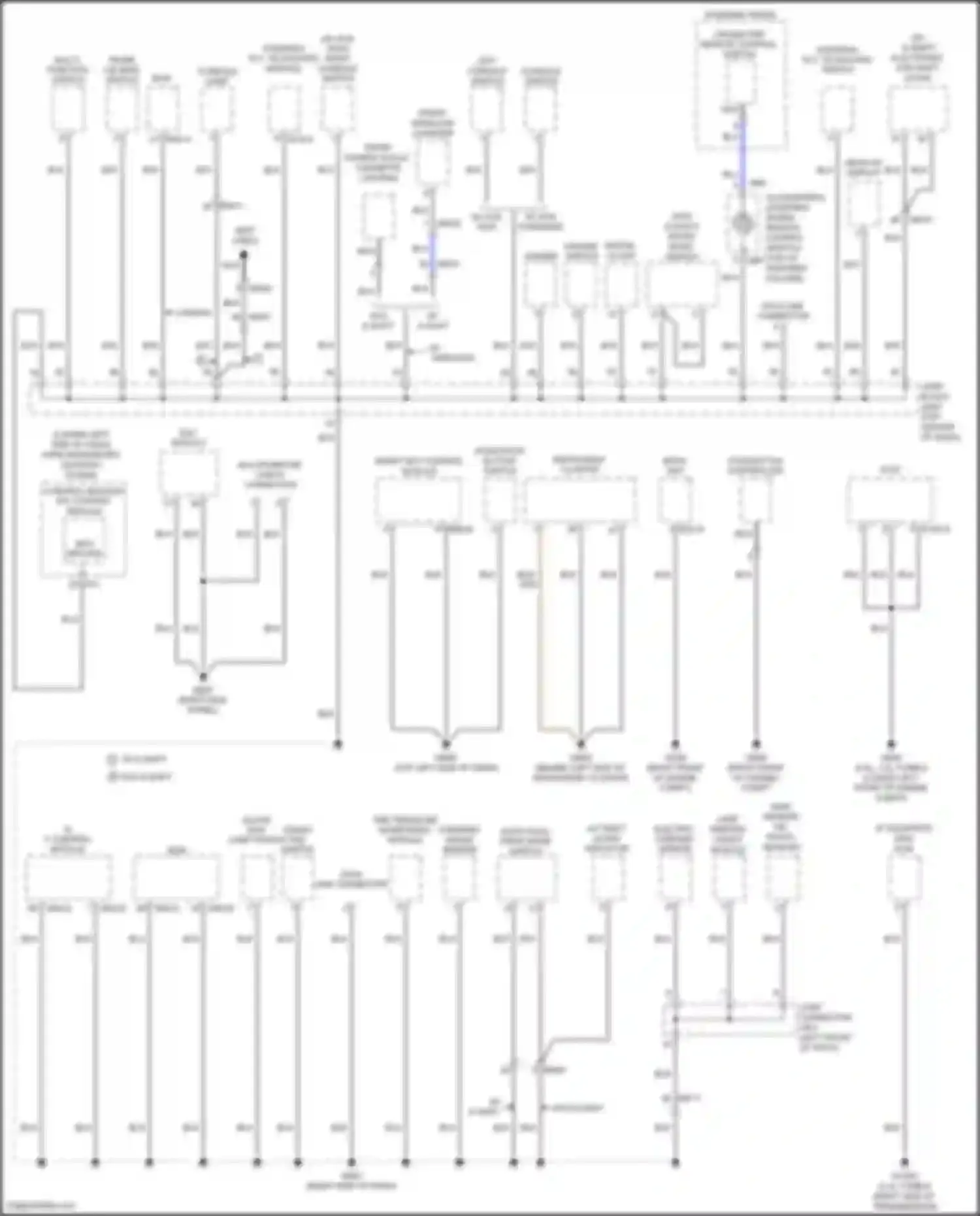 G80 Genesis I (2016-2020): Ground distribution circuit (1 of 7)