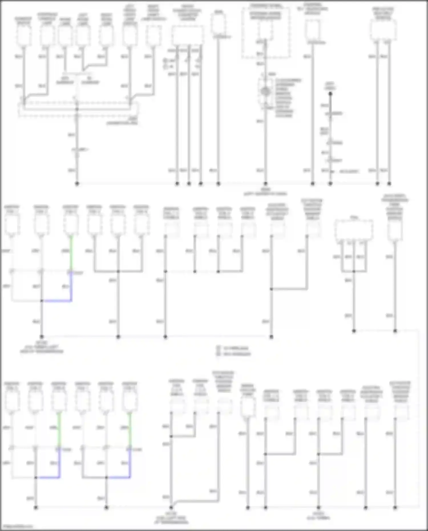G80 Genesis I (2016-2020): Ground distribution circuit (2 of 7)