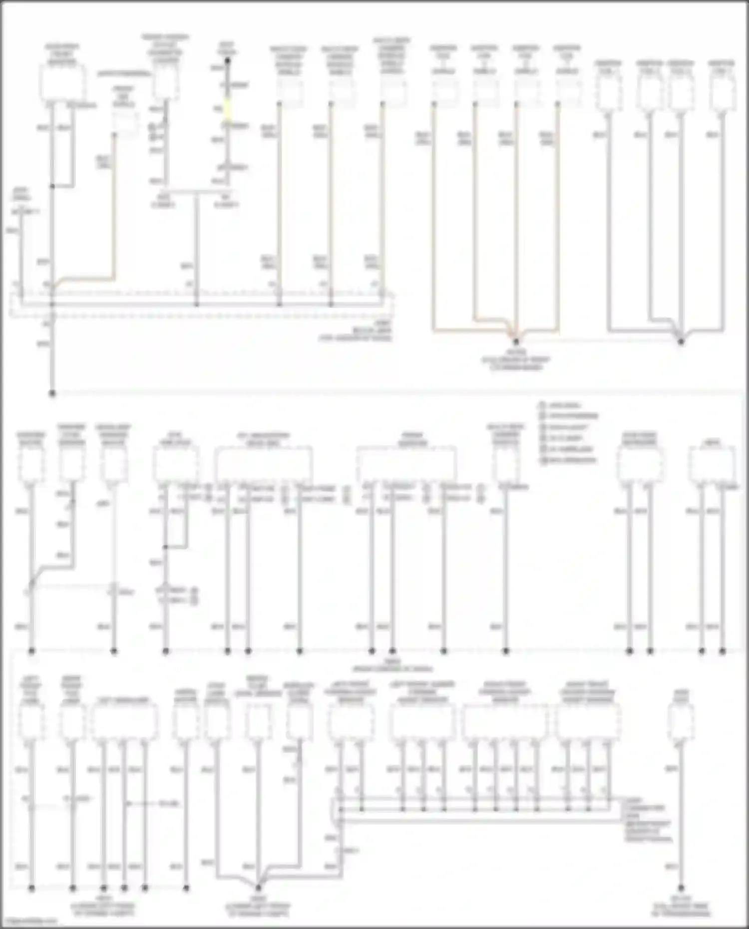 G80 Genesis I (2016-2020): Ground distribution circuit (3 of 7)