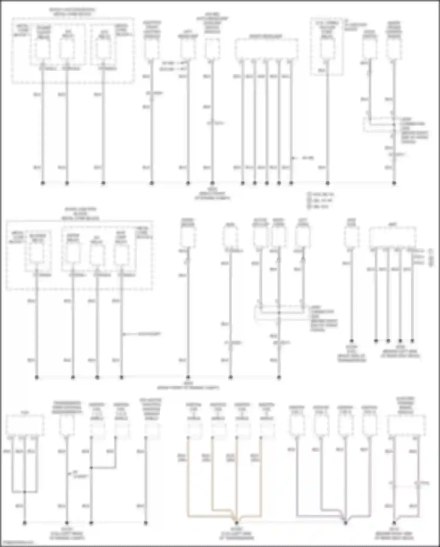 G80 Genesis I (2016-2020): Ground distribution circuit (4 of 7)