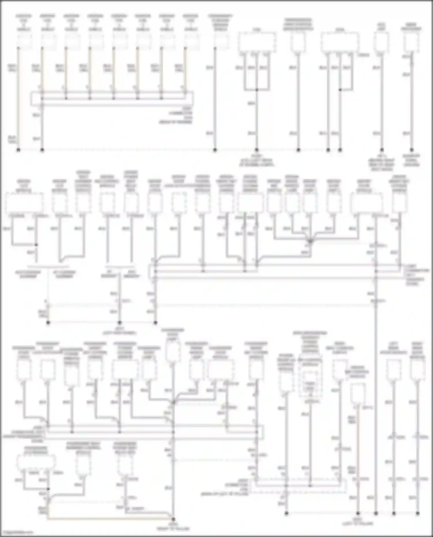 G80 Genesis I (2016-2020): Ground distribution circuit (5 of 7)
