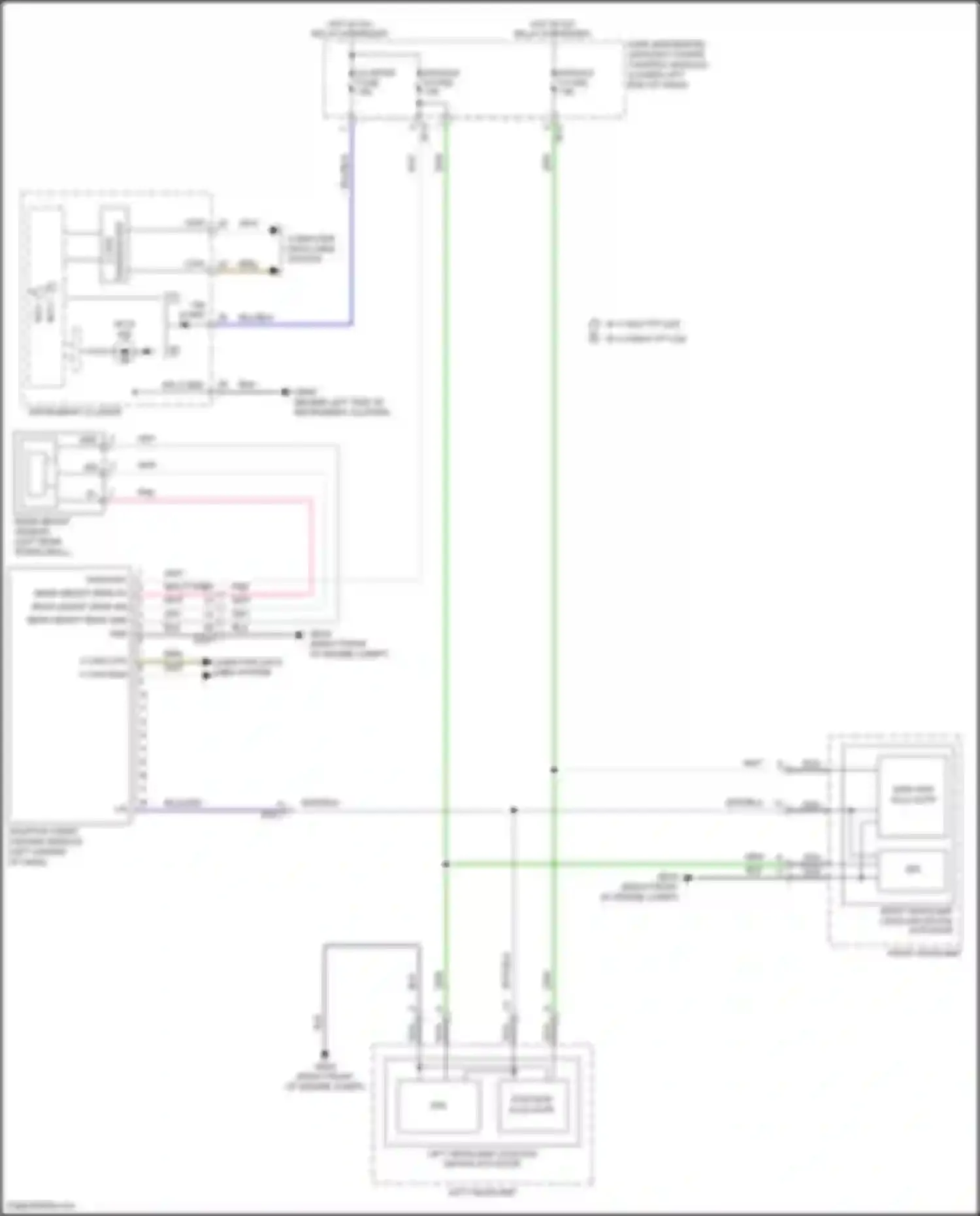 G80 Genesis I (2016-2020): Adaptive front lighting circuit