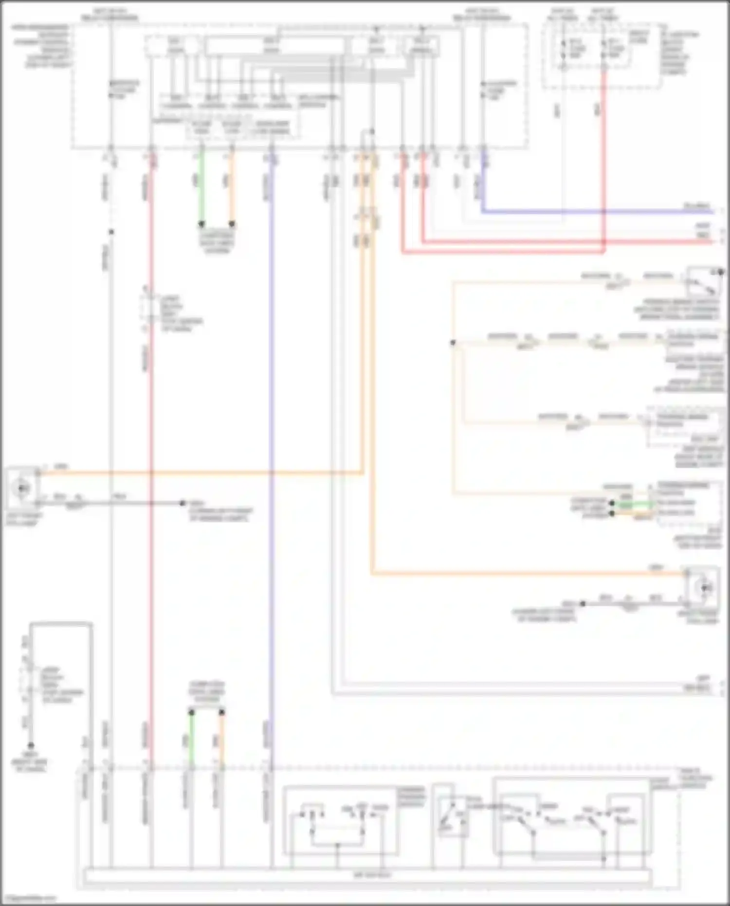 G80 Genesis I (2016-2020): Headlamps circuit (1 of 2)