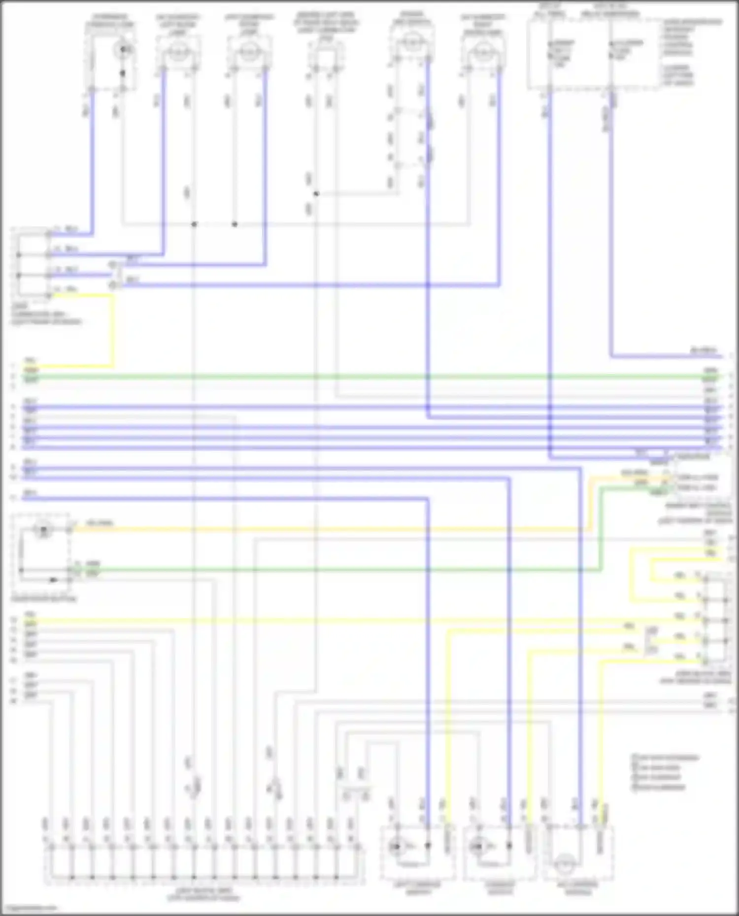 G80 Genesis I (2016-2020): Instrument illumination circuit (2 of 3)