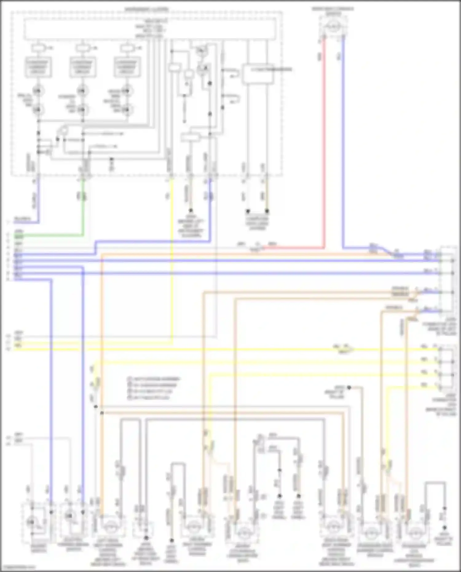 G80 Genesis I (2016-2020): Instrument illumination circuit (3 of 3)