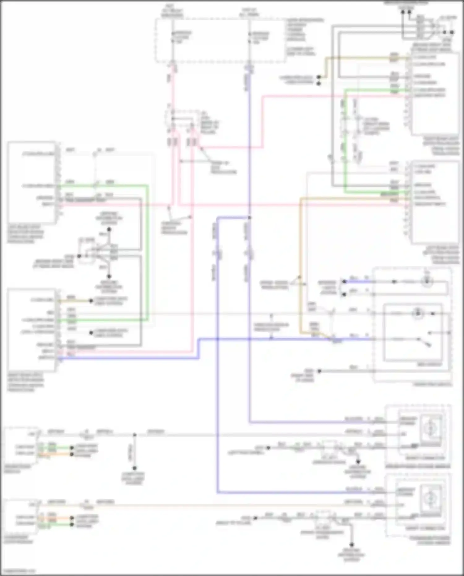 G80 Genesis I (2016-2020): Blind spot information system circuit