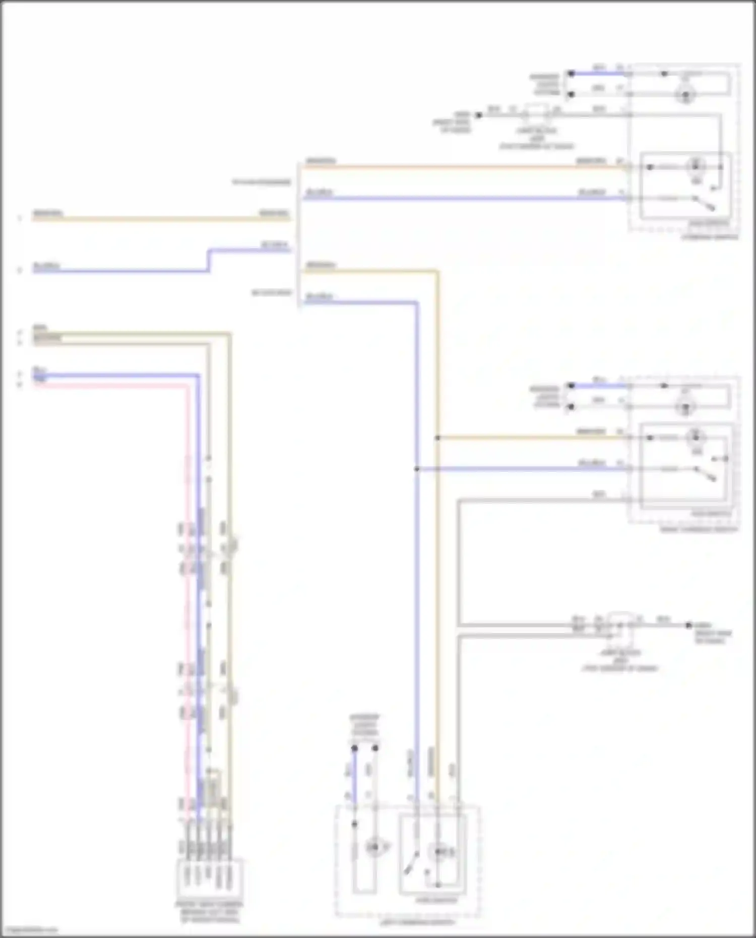 G80 Genesis I (2016-2020): Multi camera circuit (2 of 2)