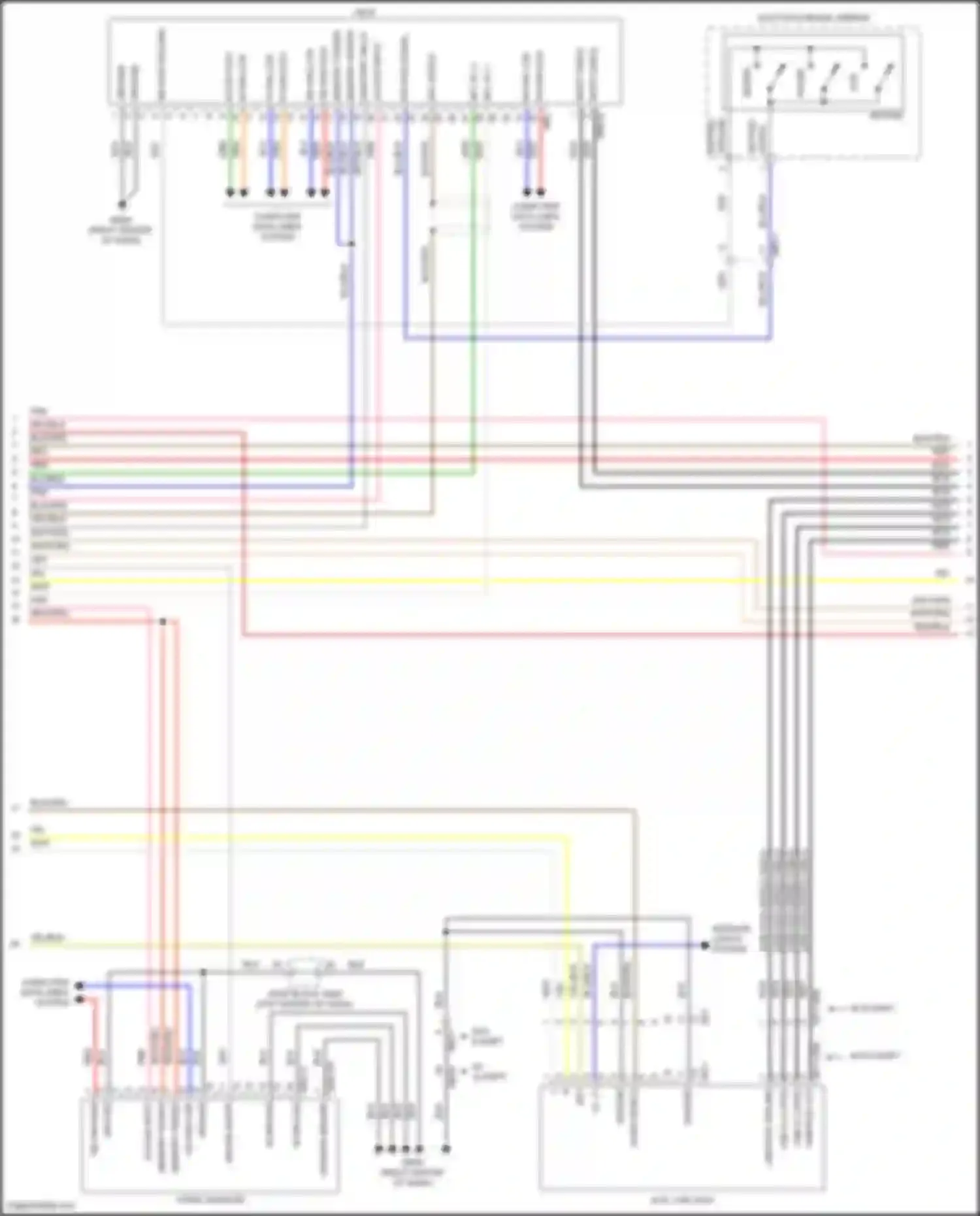 G80 Genesis I (2016-2020): Navigation circuit, avn high w/o jbl (2 of 5)